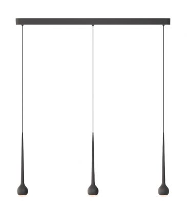 Falling Sun Trace Pendelleuchte Grau