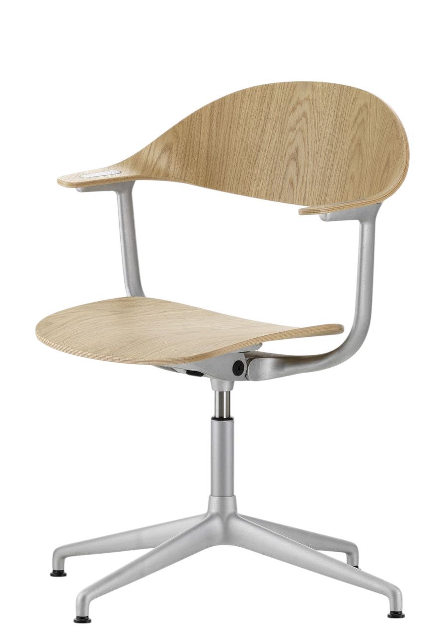 Mynt Rücken und Sitz Plywood Bürodrehstuhl Vitra