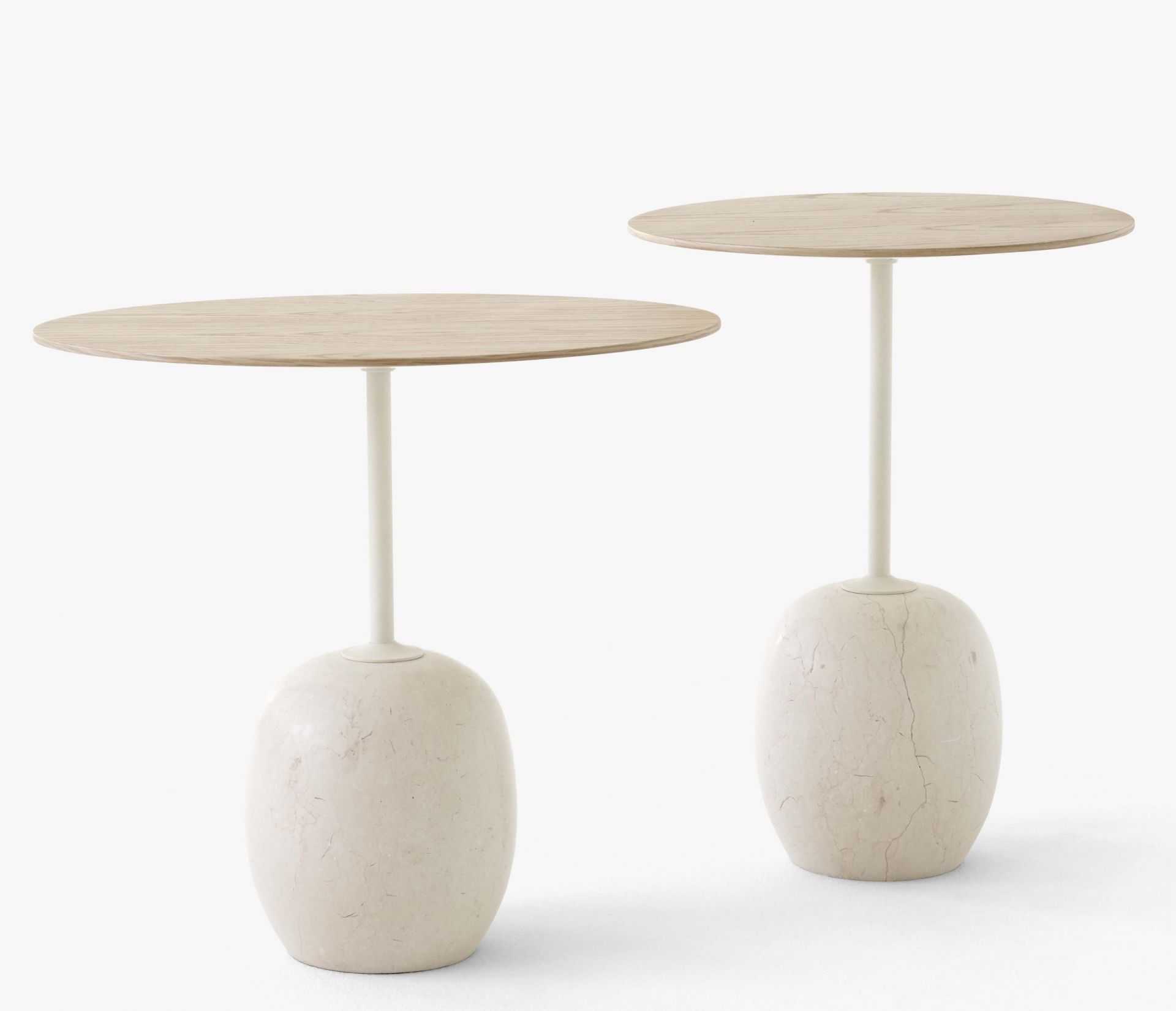 Lato LN8 / LN9 Beistelltisch mit Holzplatte AndTradition 