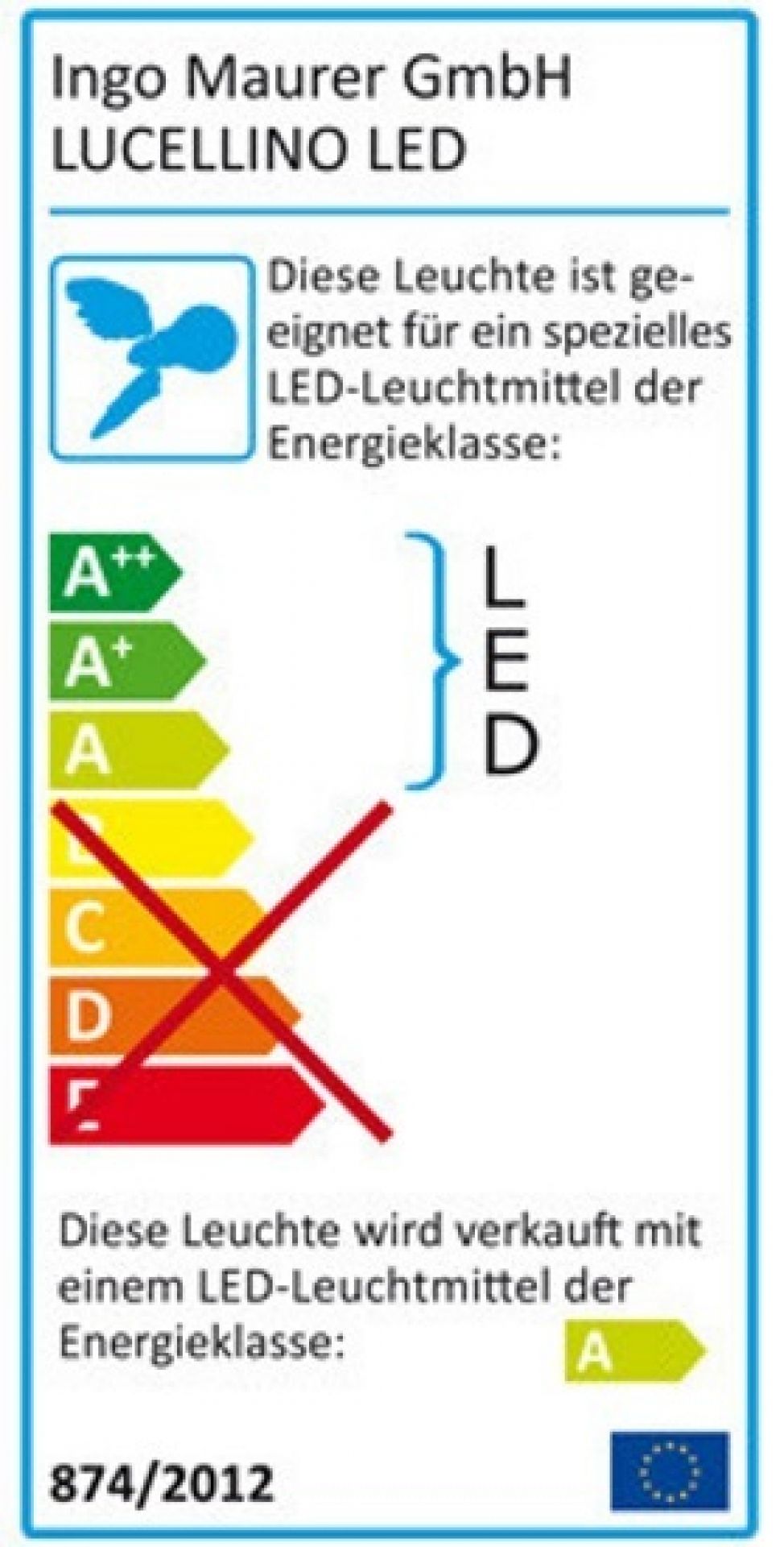 Lucellino Tischleuchte Ingo Maurer