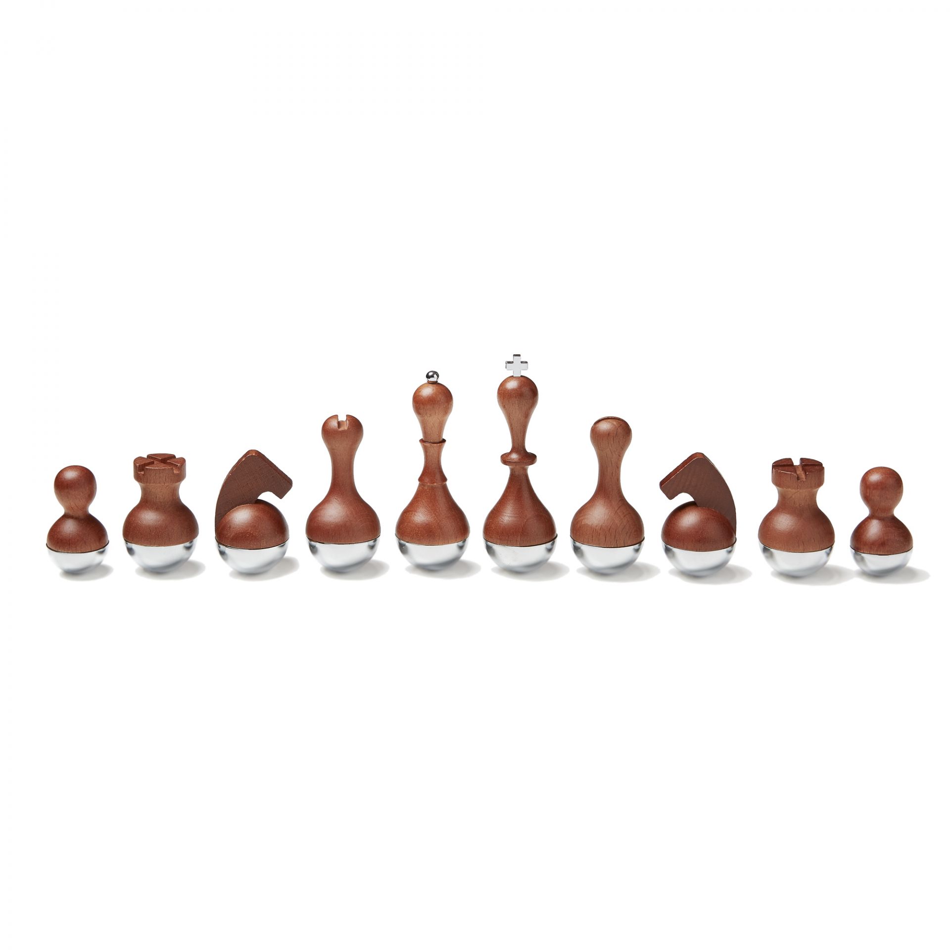 Wobble Chess Set Schachbrett Umbra