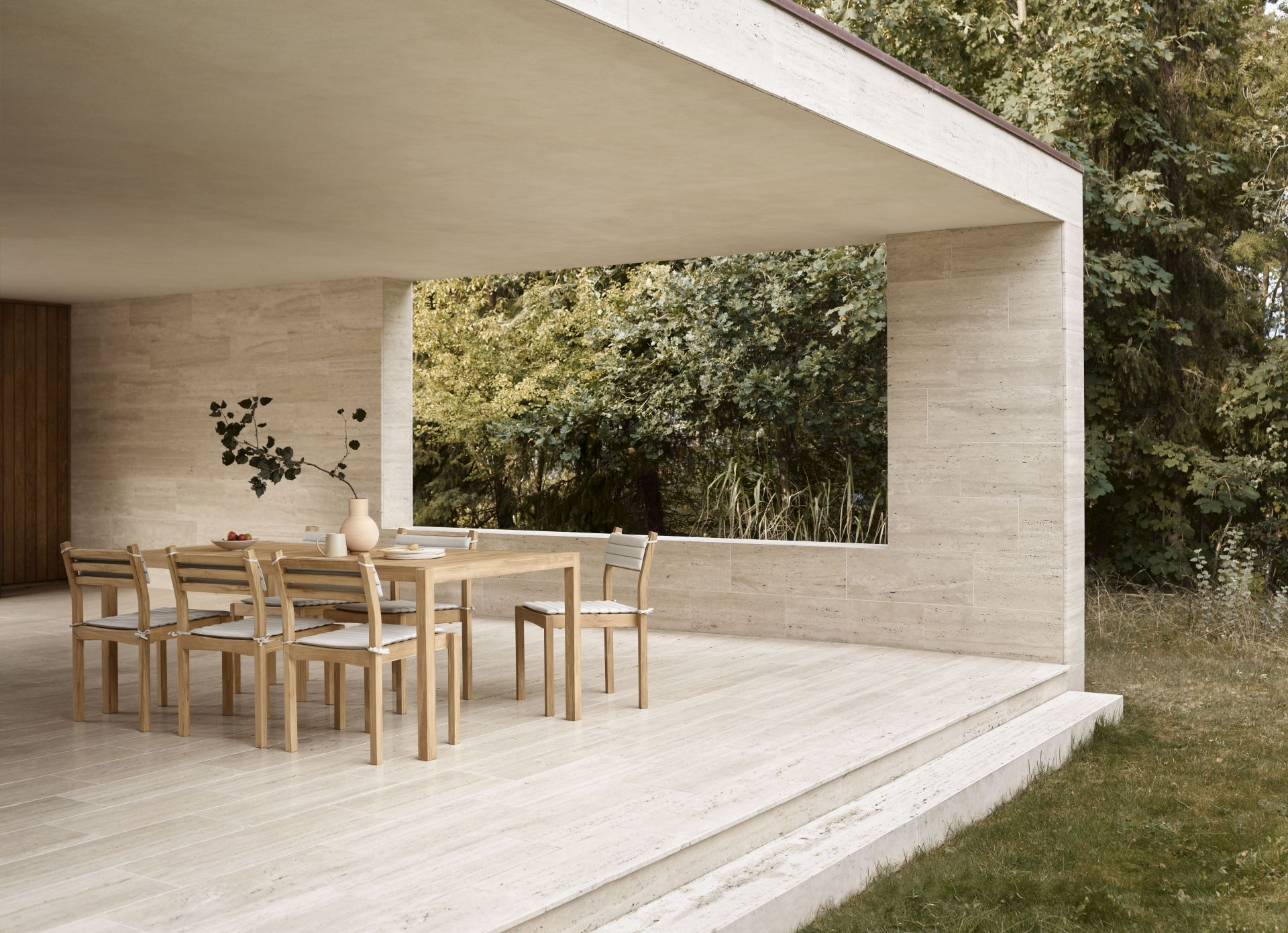 AH501 Stuhl Teak Outdoor Carl Hansen & Søn