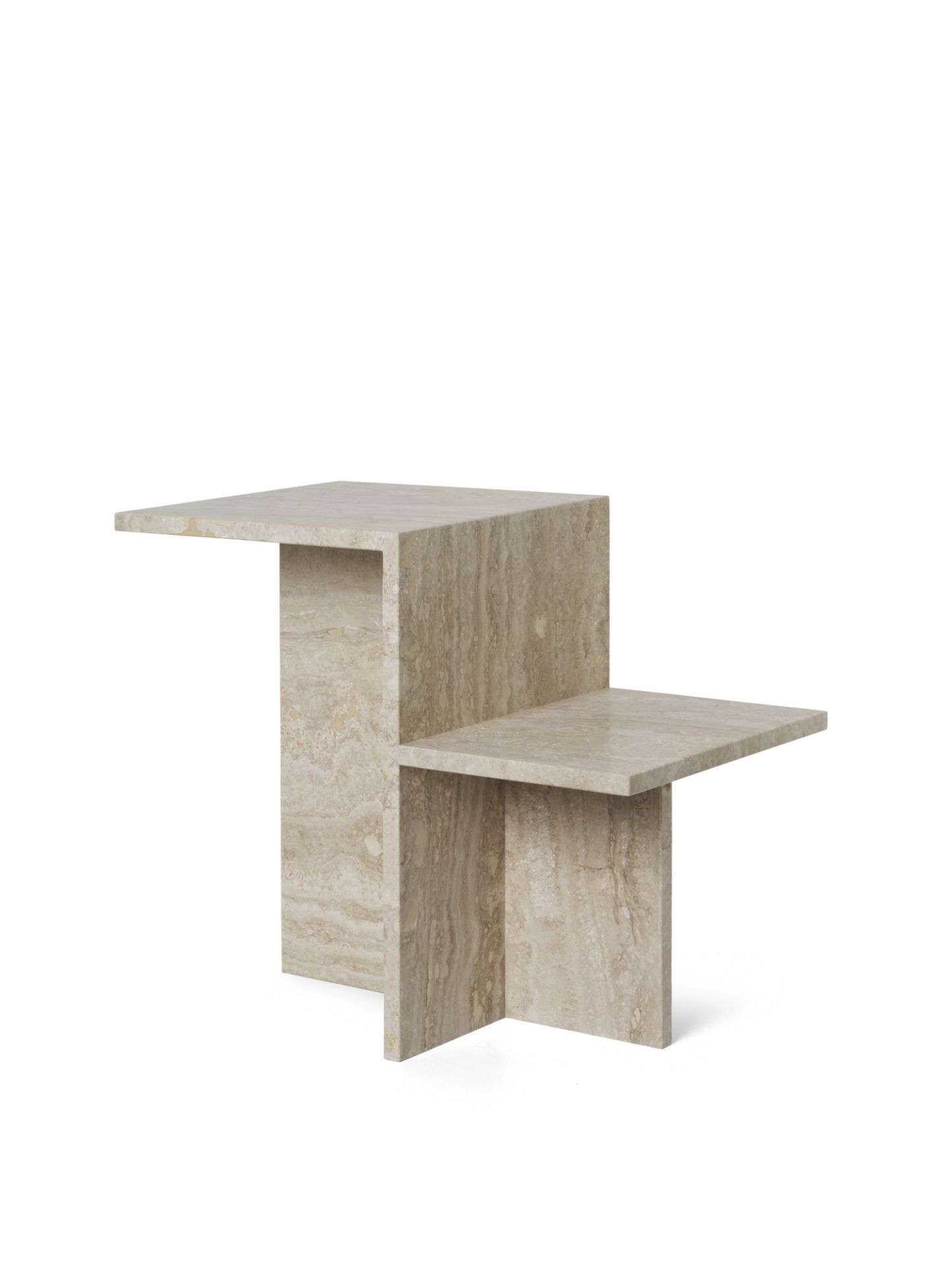 Distinct Side Table - Travertine Beistelltisch Ferm Living