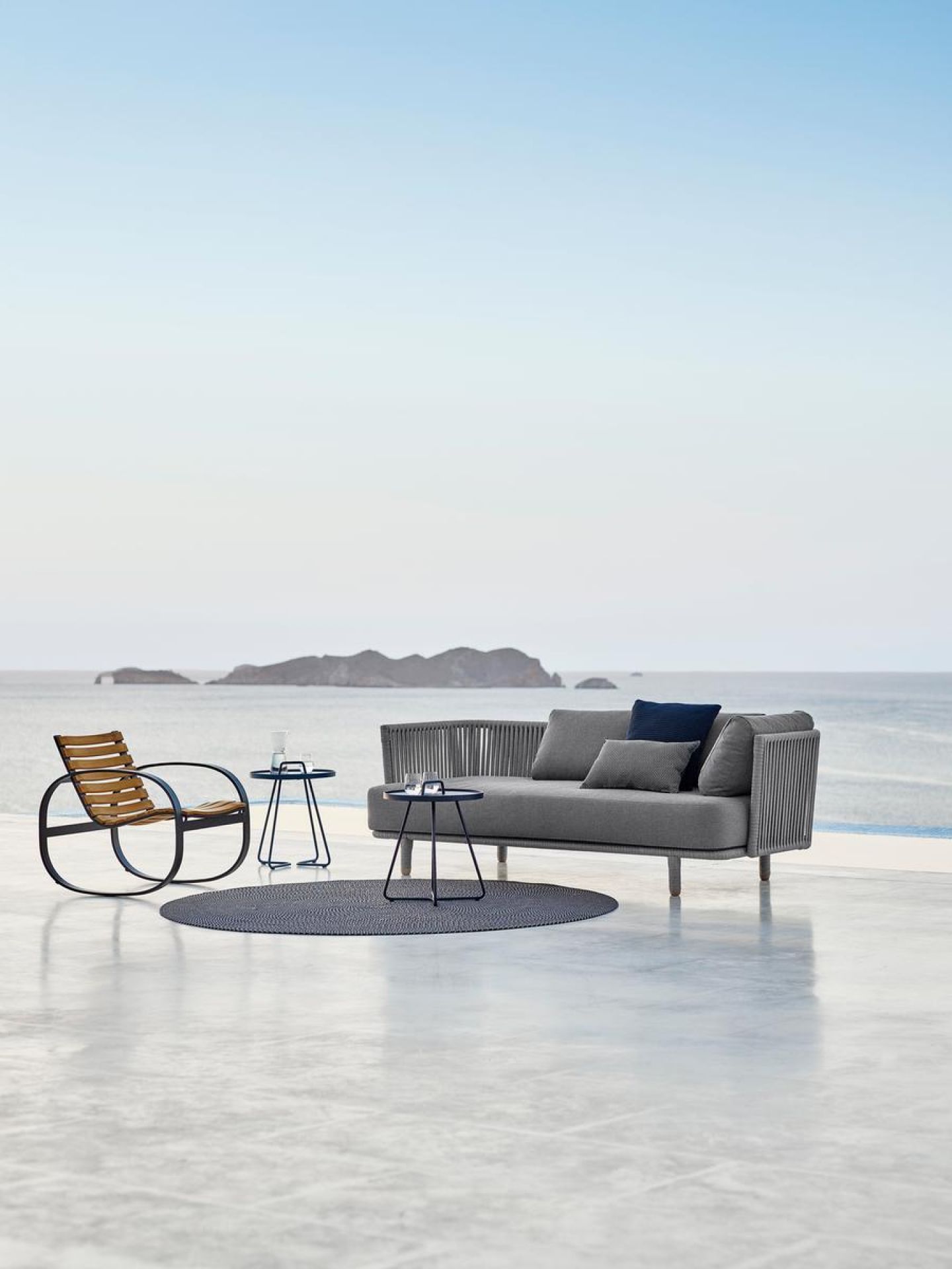 Moments Outdoor 3-Sitzer Sofa Cane-Line