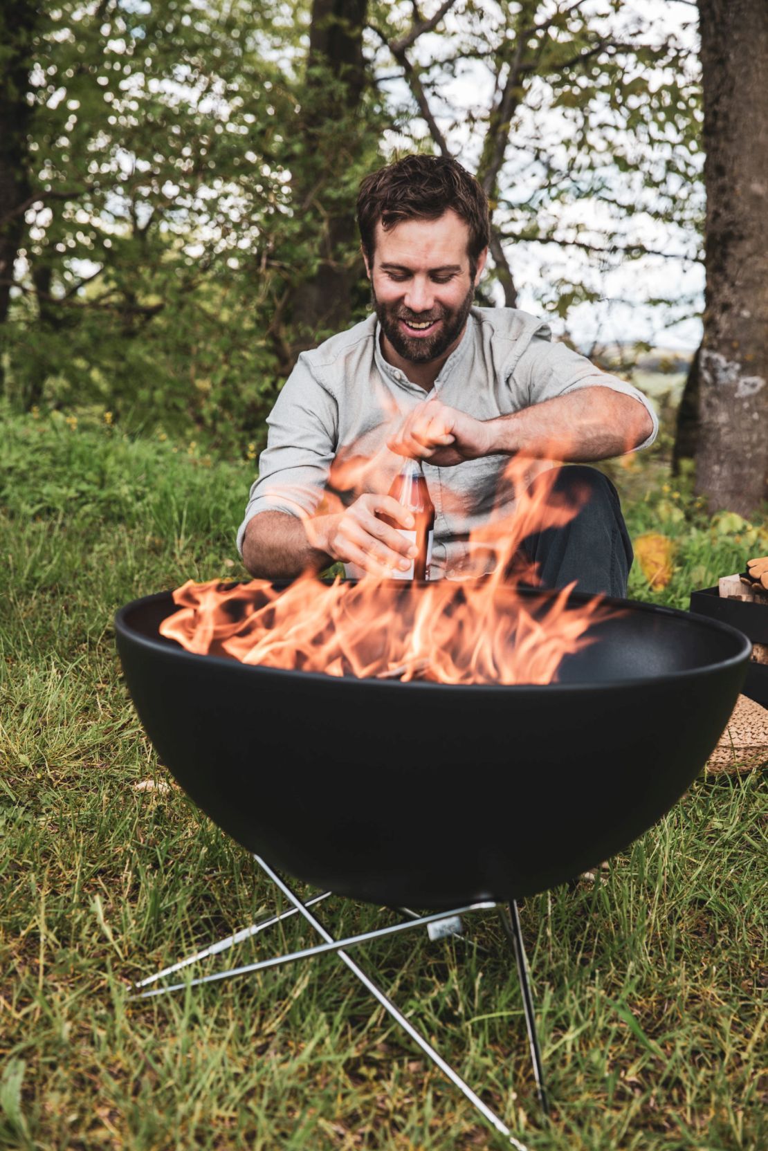 Bowl Plancha-Grillset tief mit Drahtfuß höfats Bowl Plancha-Grillset tief mit Drahtfuß höfats