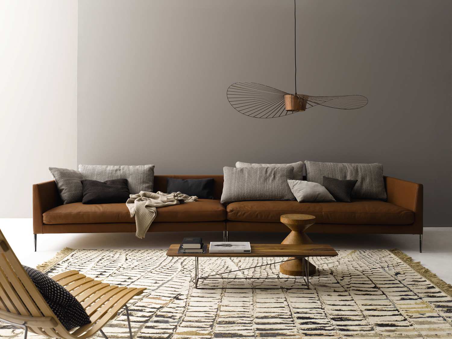 Pilotis Sofa ohne Rückenkissen Cor