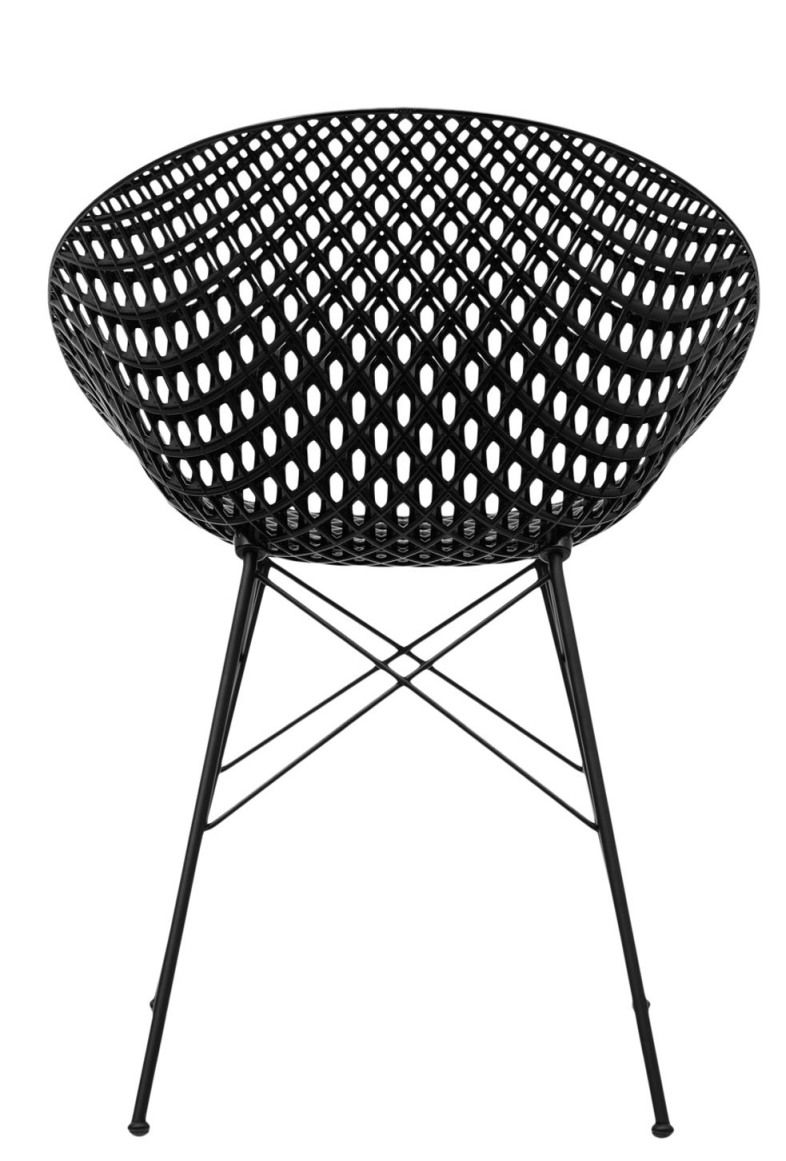 Smatrik Outdoor Stuhl Kartell Schwarz