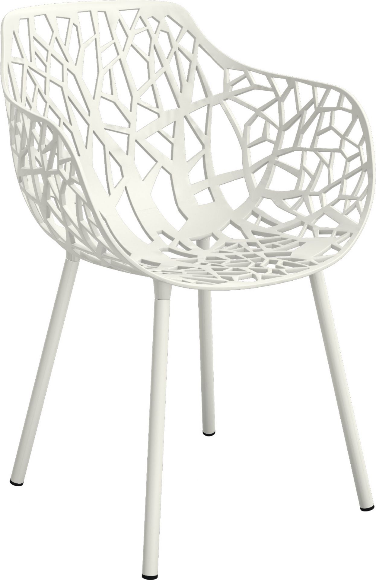 Forest Outdoor Sessel Fast weiß