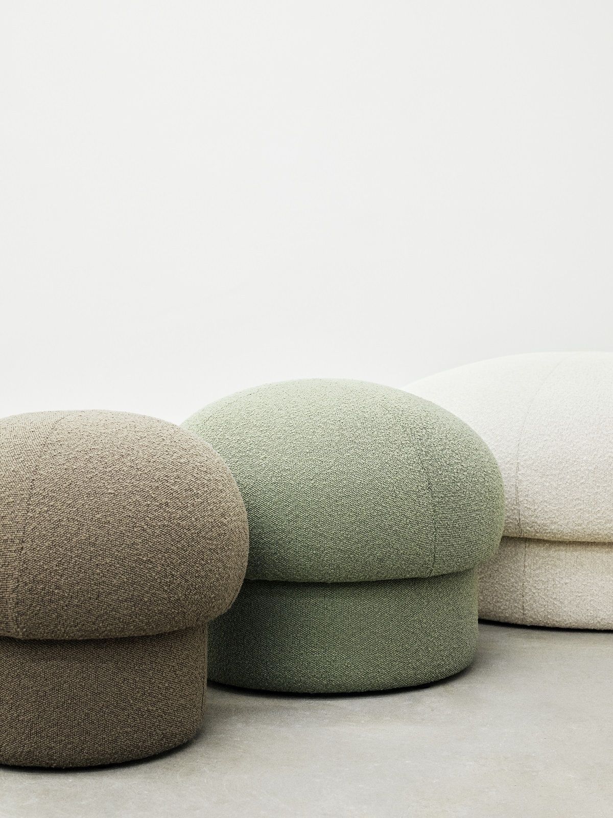 Uno Pouf Hocker 65 cm GRÜN Design House Stockholm EINZELSTÜCK