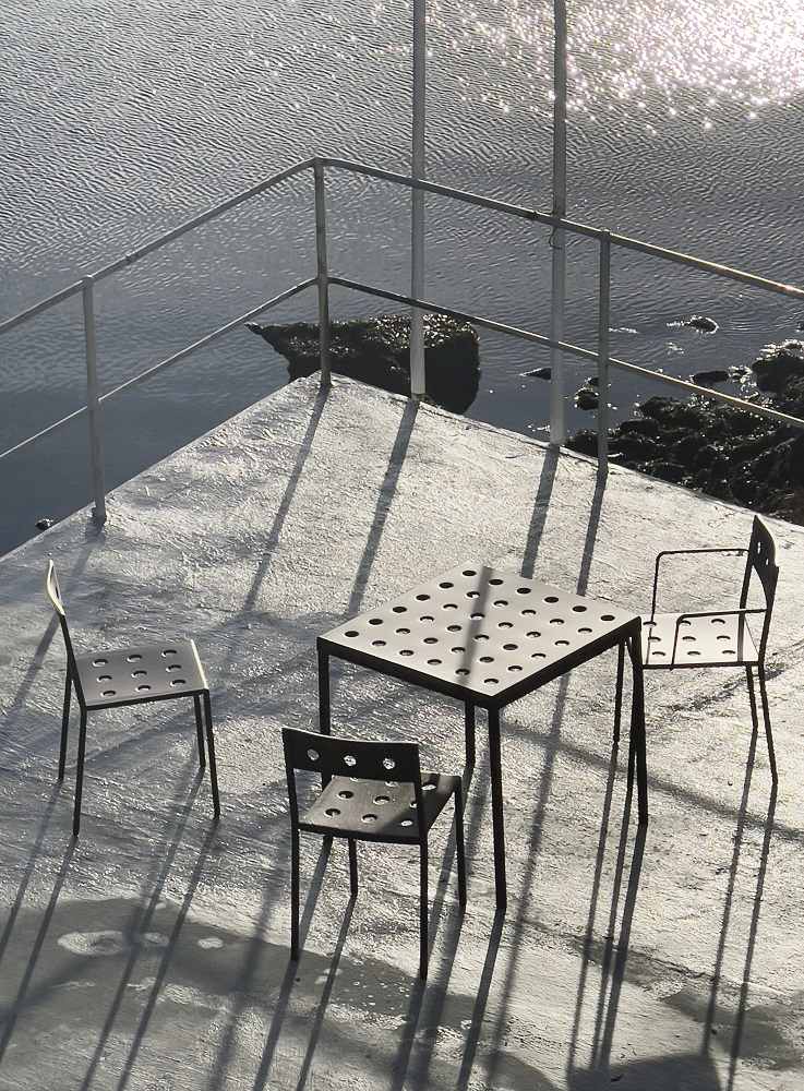Balcony Outdoor Armchair Armlehnenstuhl ANTHRAZIT Hay EINZELSTÜCK 