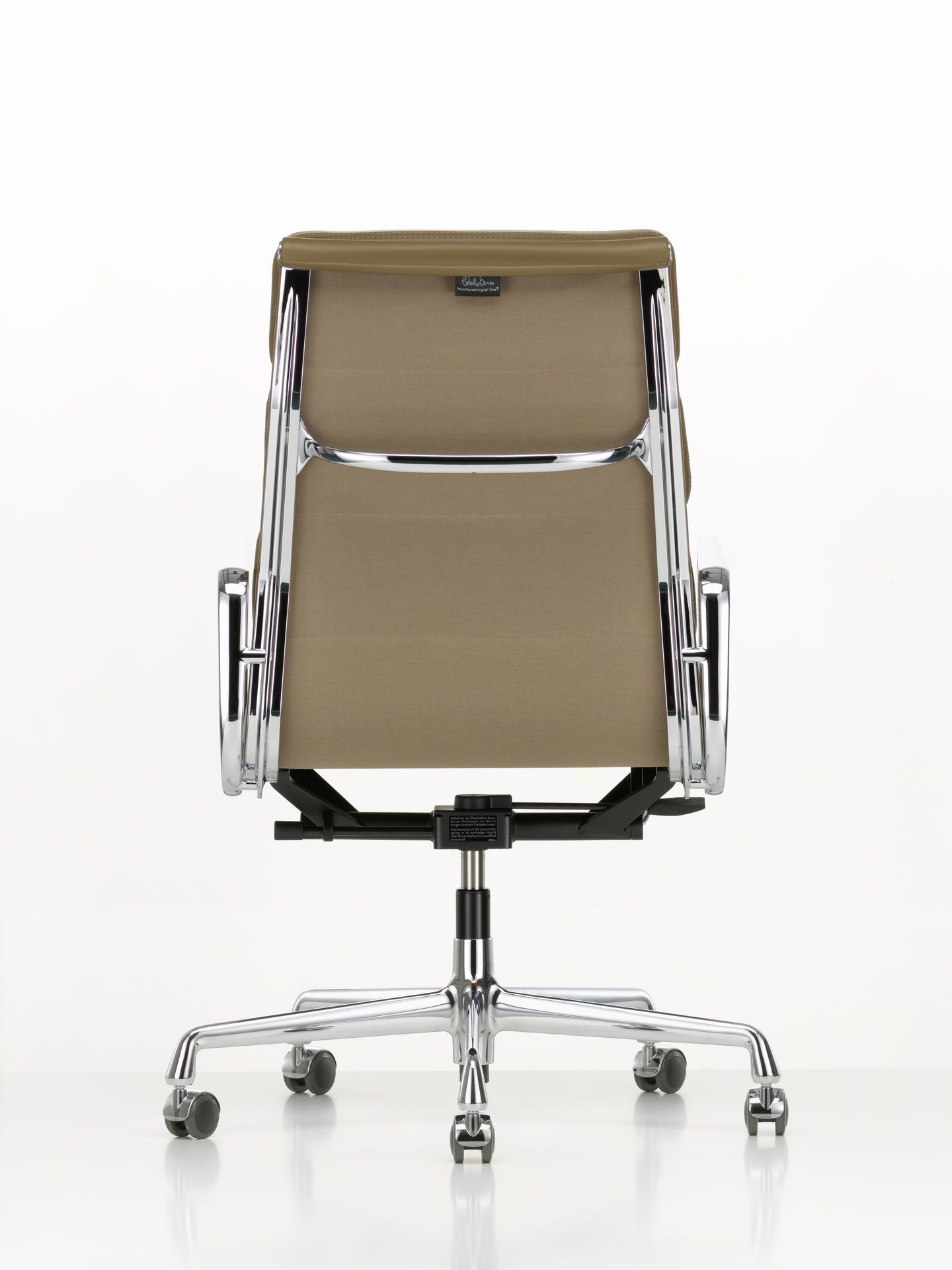 Soft Pad Chair EA219 / EA 219 Sessel Leder Premium Schwarz Vitra