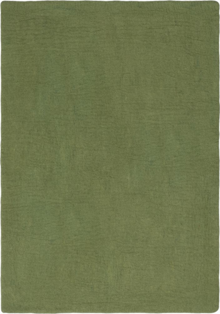 Mono Rechteckig Filzteppich 180 x 260 cm myfelt Kaspar (grün)