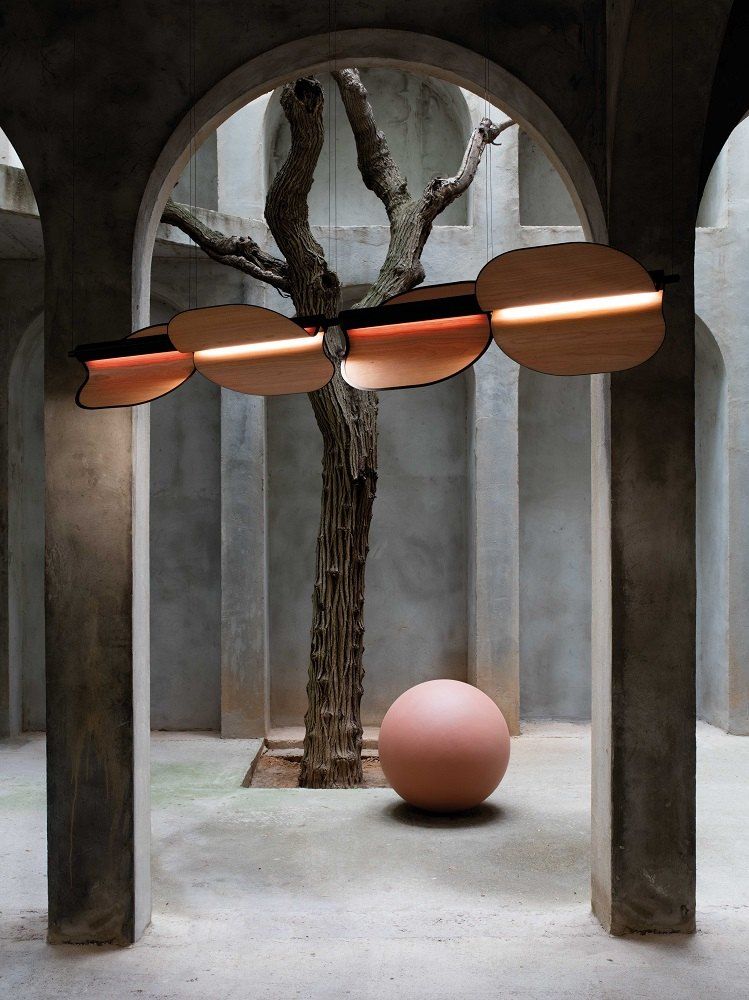 Omma 2 Leaves Pendelleuchte mit 2 Elementen LZF Lamps