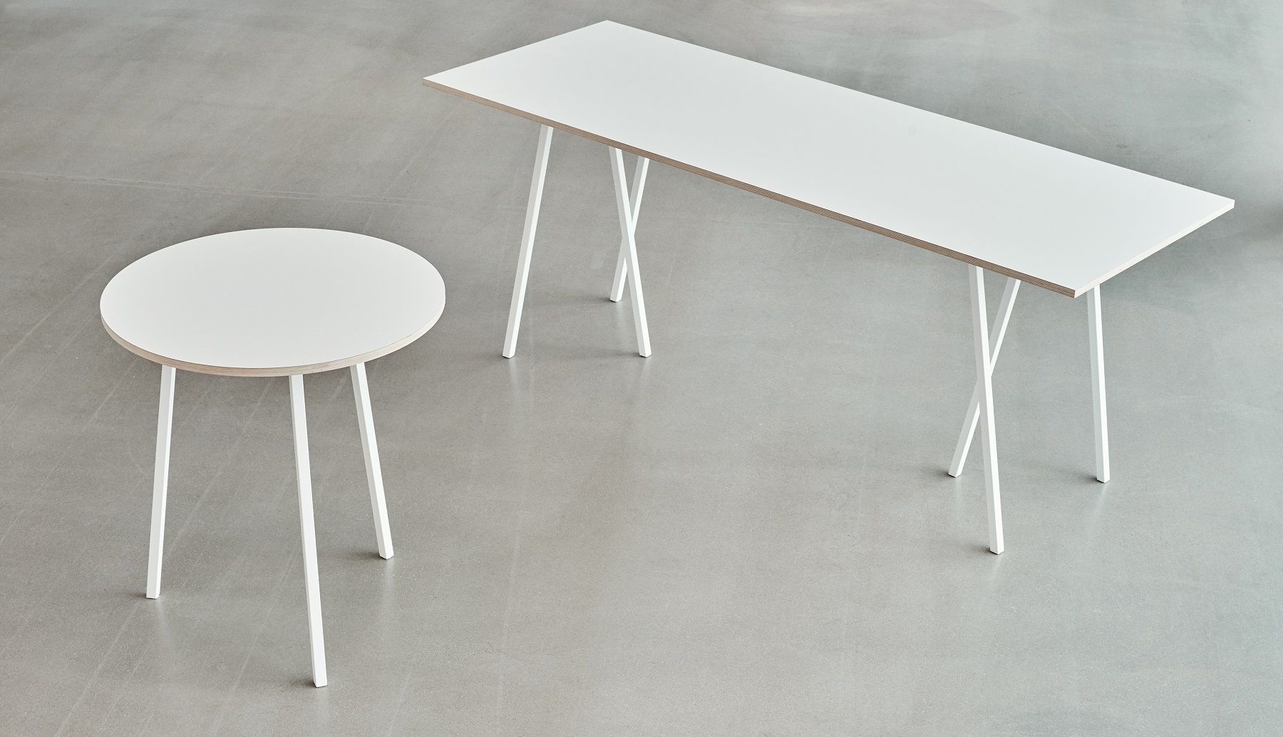 Loop Stand Table Round Tisch / Esstisch Ø105 Hay 