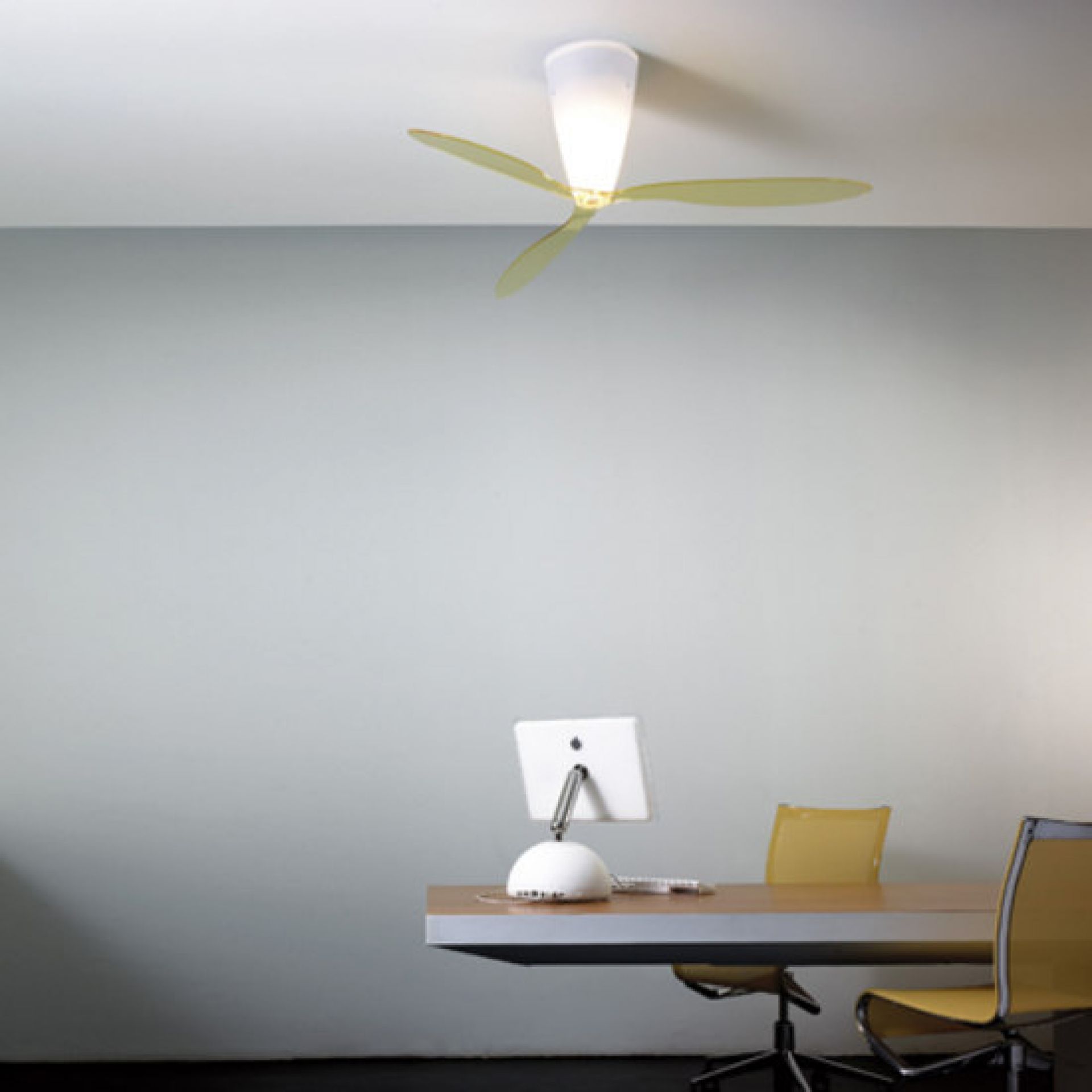 Blow D28 Deckenleuchte und Ventilator Luceplan