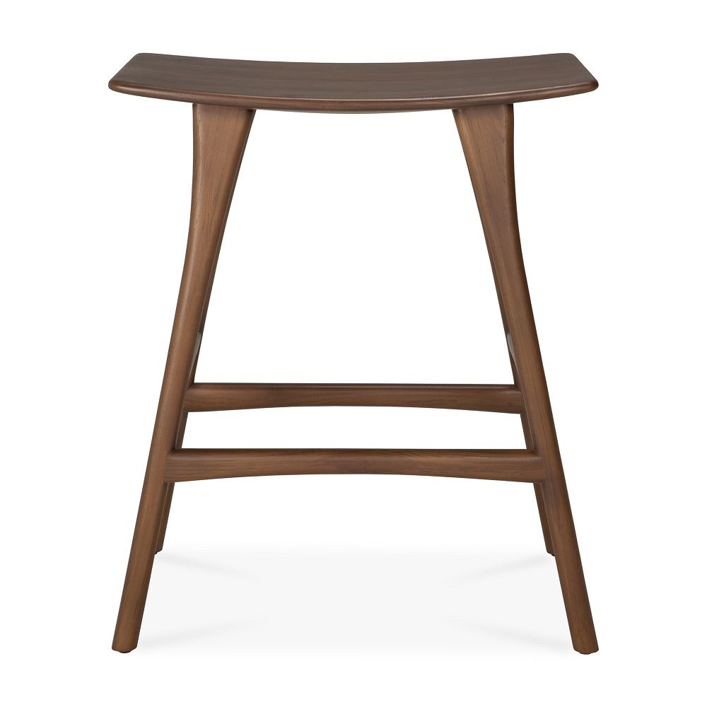 Osso Tresenhocker Teak dunkelbraun Ethnicraft