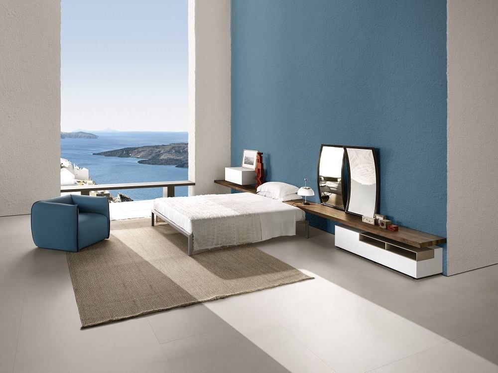 Aluminium Bed Bett lackiert MDF Italia