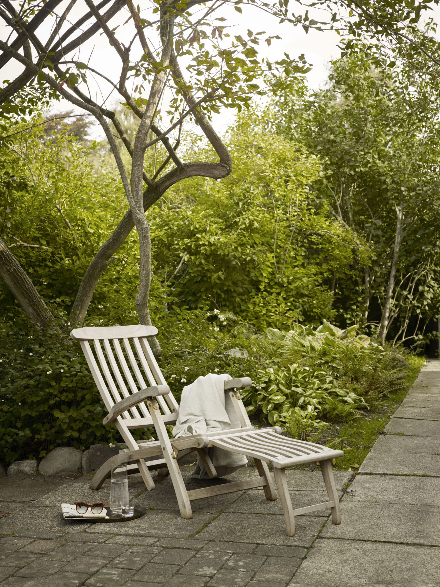 Steamer Deck Chair Liegestuhl Outdoor Skagerak by Fritz Hansen