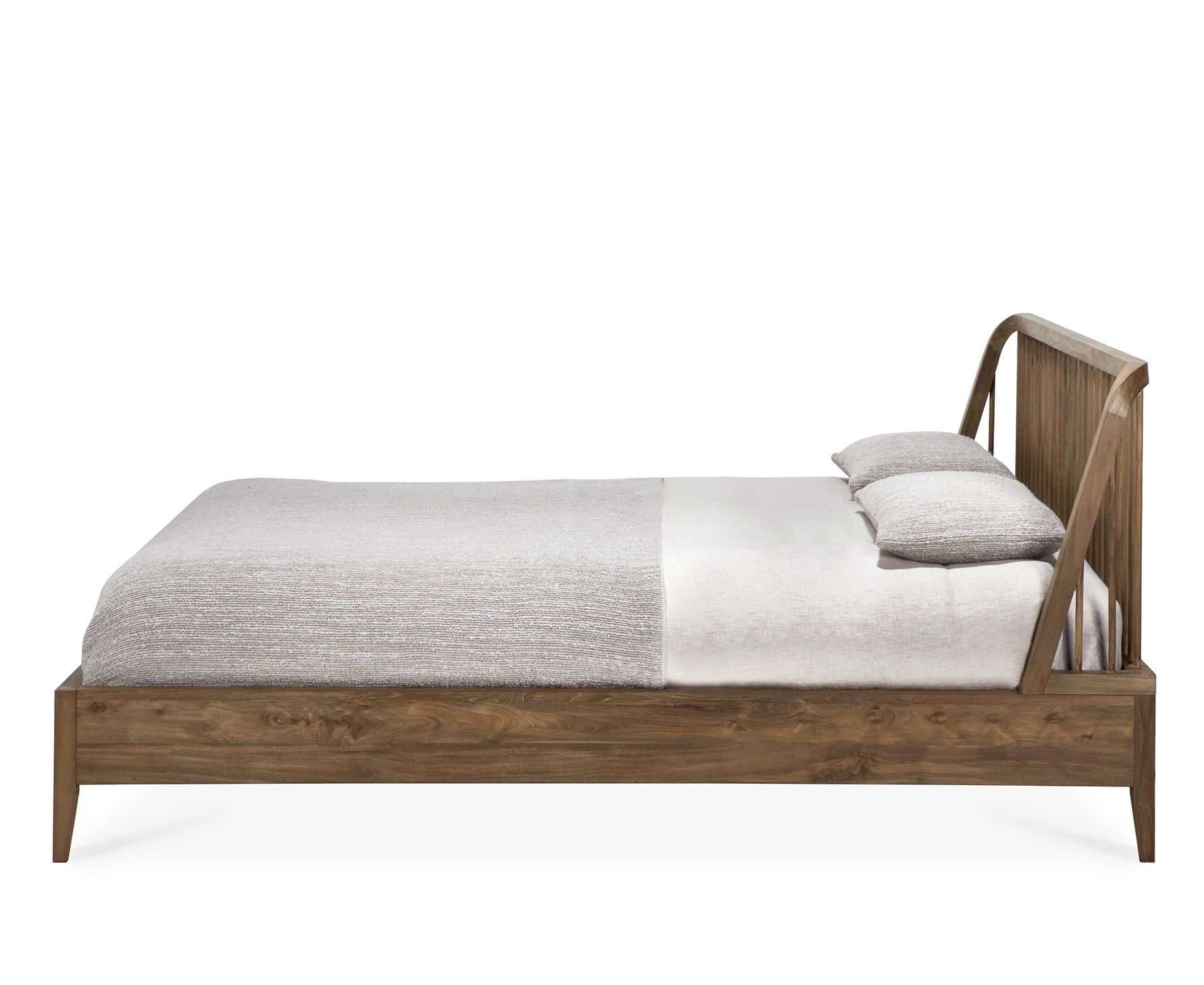 Spindle Bett Ethnicraft Teak 160x200 cm