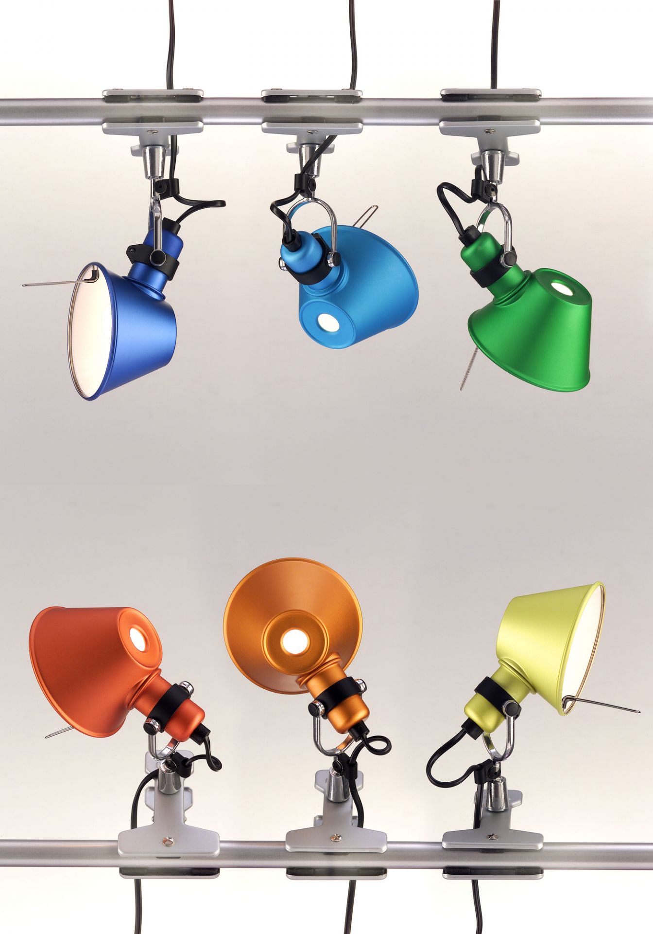 Tolomeo Pinza Leuchte mit Klemme Aluminium Artemide