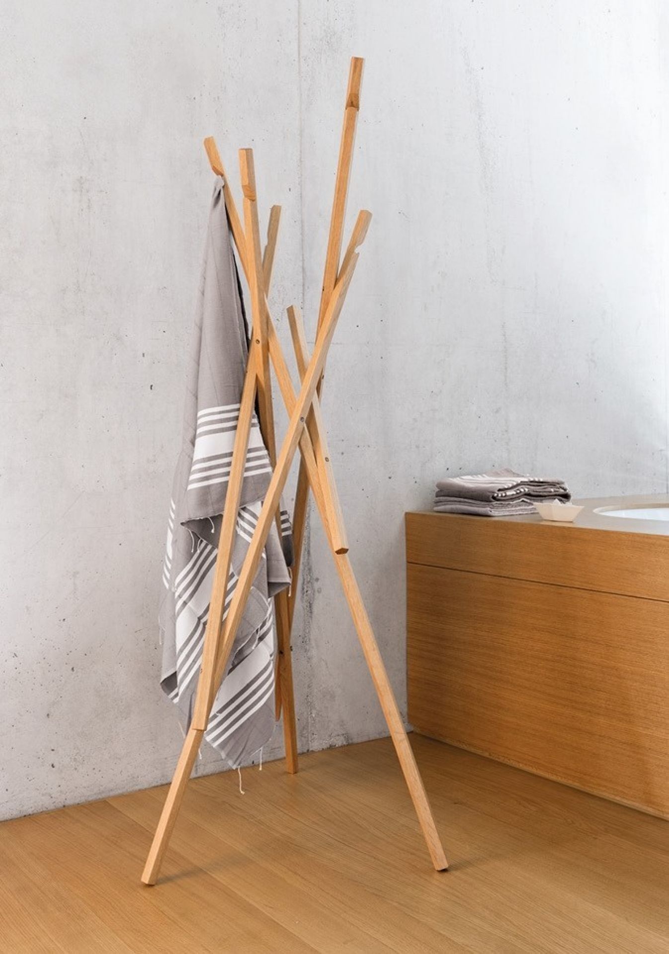 Sticks Garderobenständer Schönbuch eiche natur