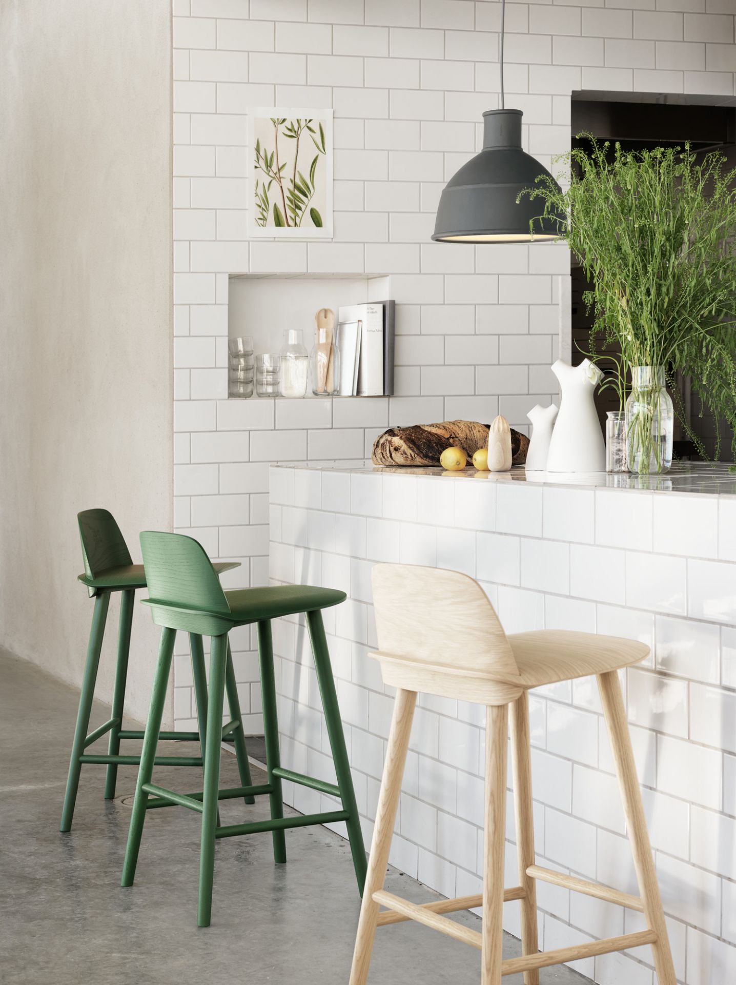 Nerd Counter Stool Barhocker H 75 cm Muuto