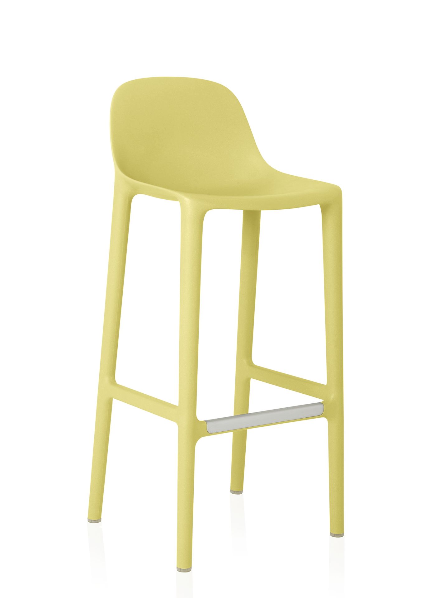 Broom Barstool Barhocker Buttergelb Emeco
