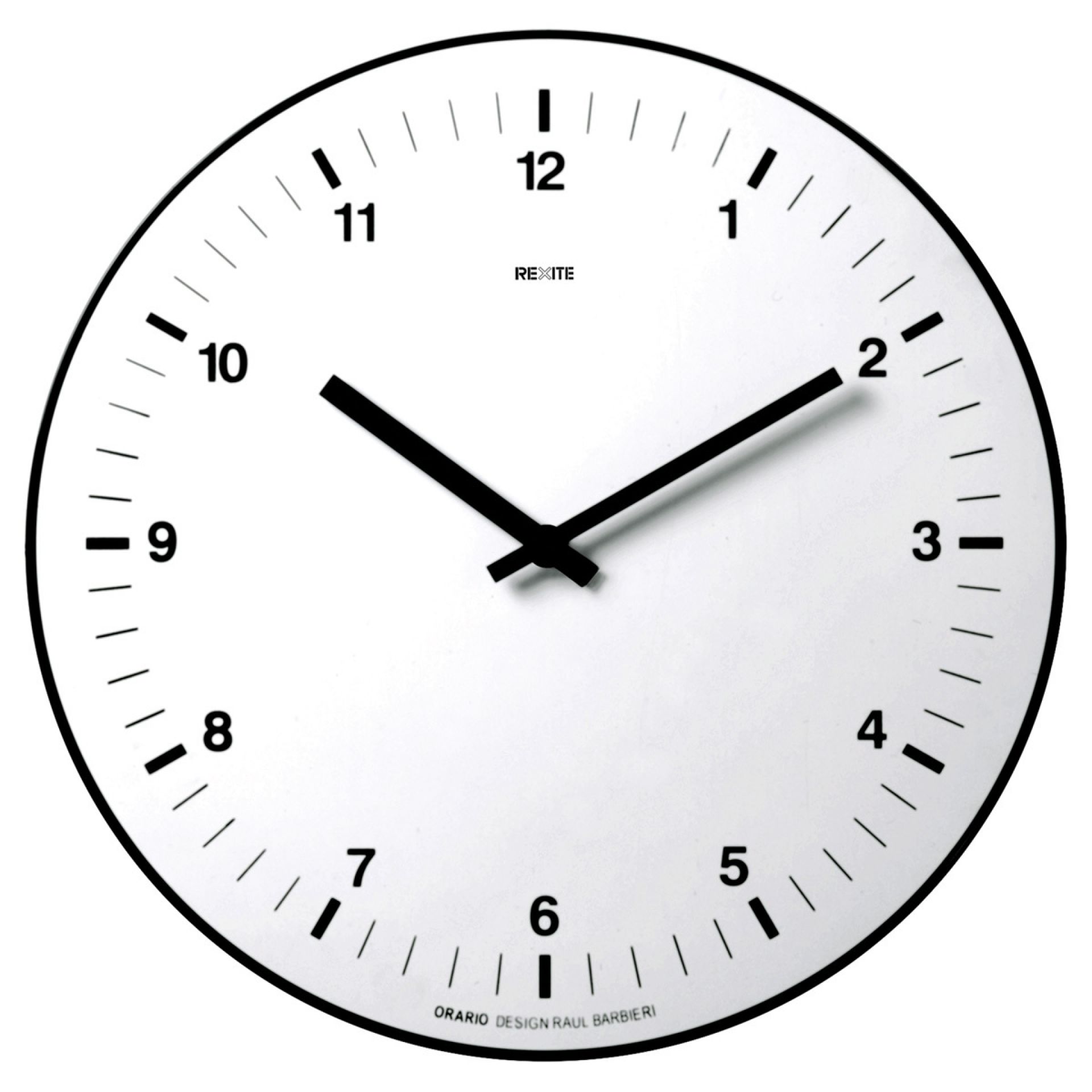 Orario Wanduhr Rexite Weiss mit Nummern