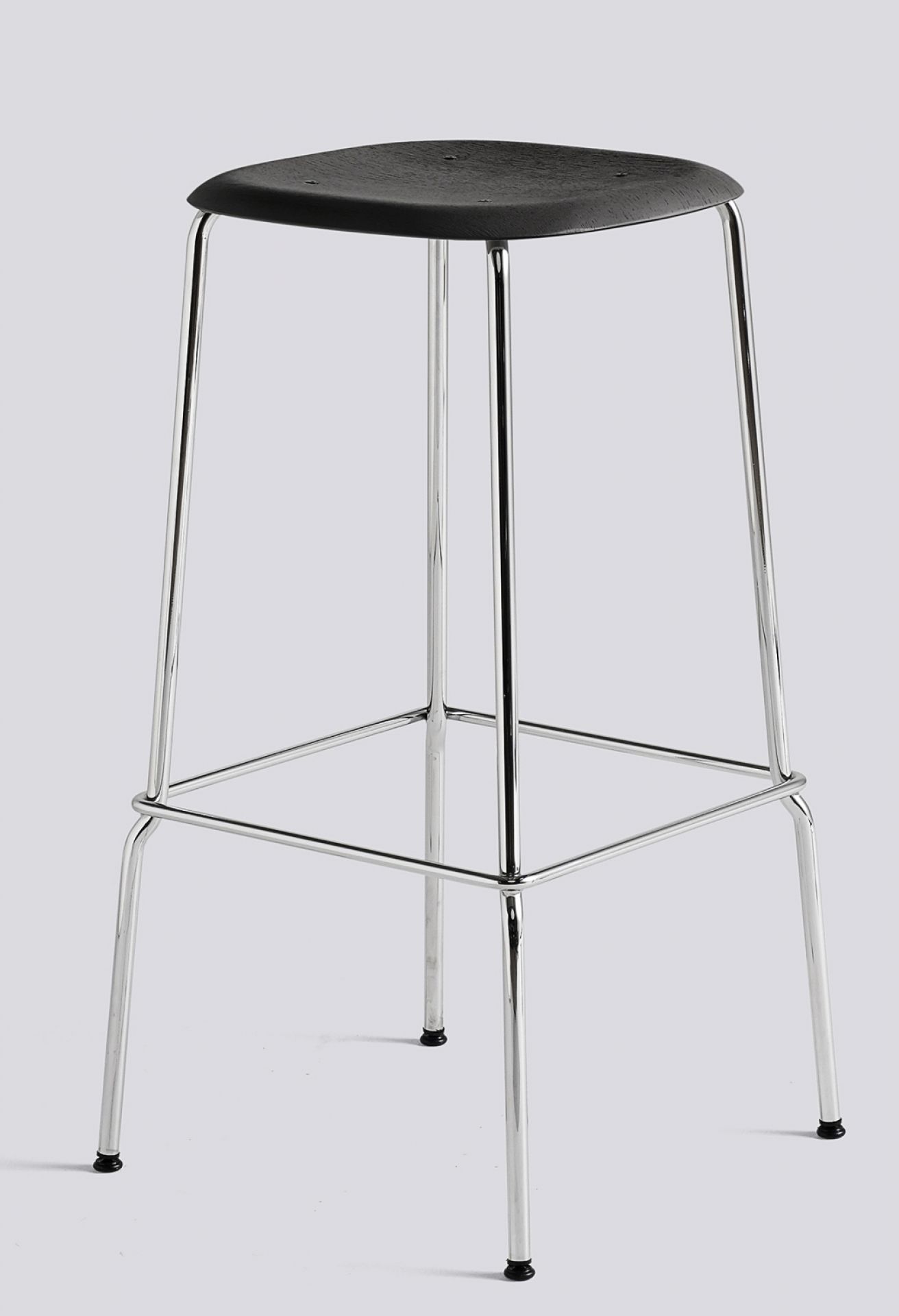 Soft Edge 85 Low Hocker Chrom / SCHWARZ Hay EINZELSTÜCK
