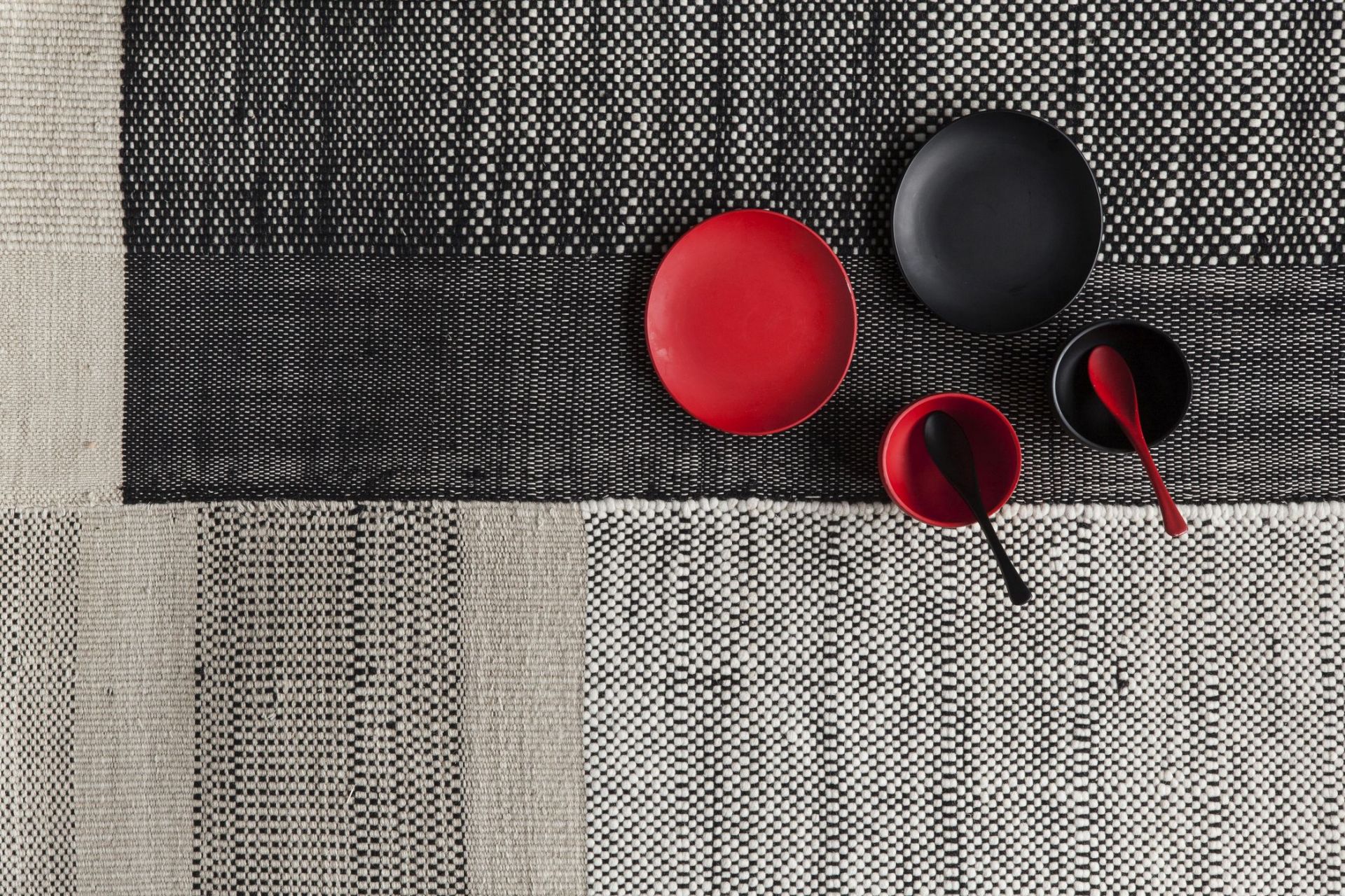 Tres Teppich Nanimarquina 170x240 cm schwarz