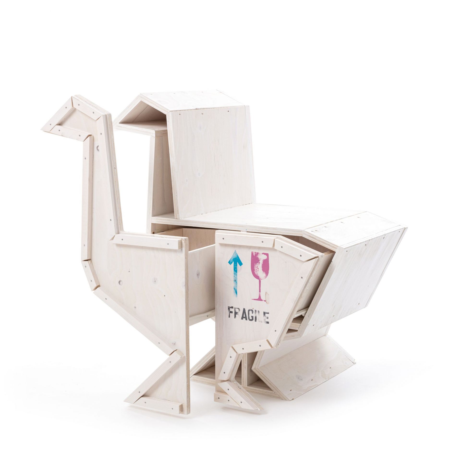 Sending Animals 2.0 Goose Schrank weiss Seletti