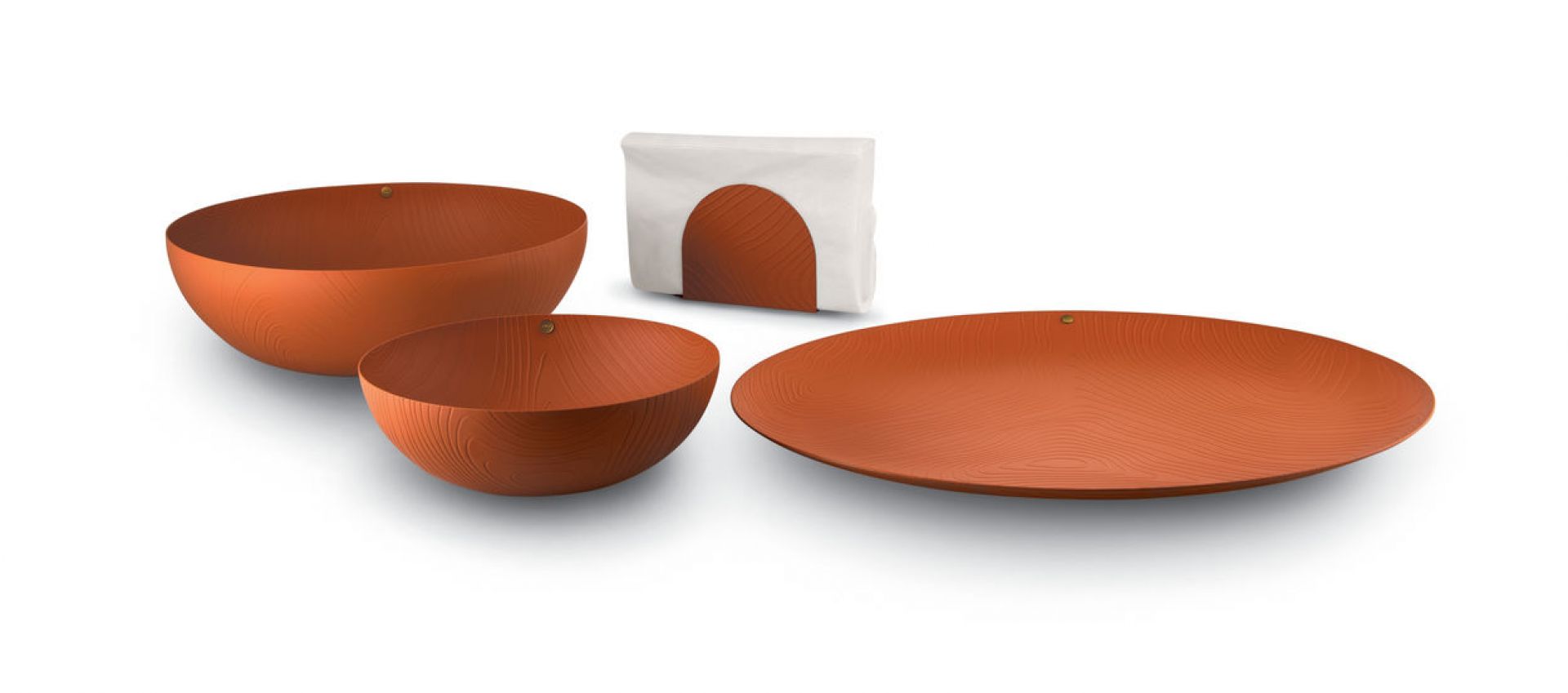 PU07 Veneer Tablett Edelstahl Alessi EINZELSTÜCK