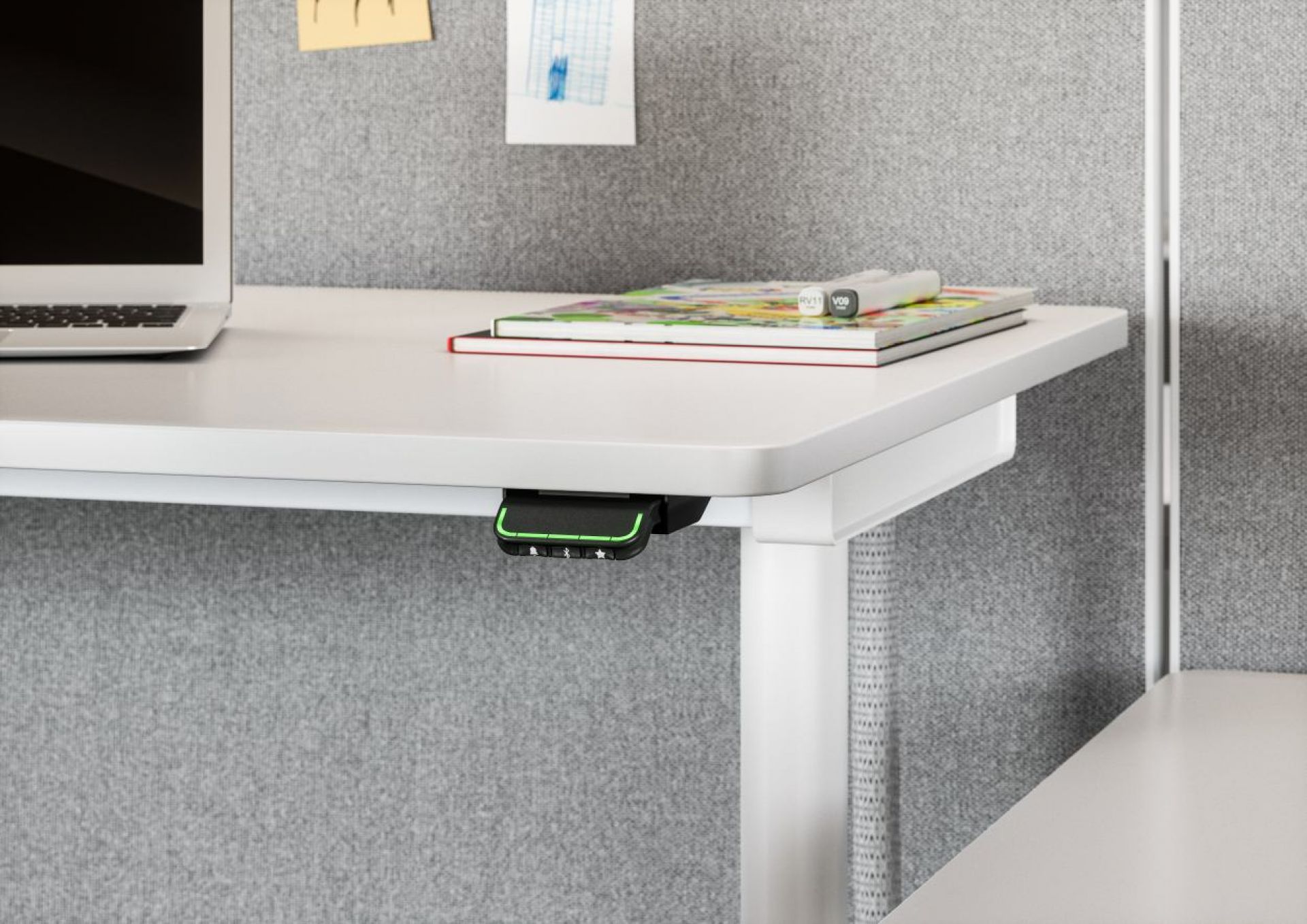 Tyde 2 Sitz - und Stehtisch 160 cm Vitra