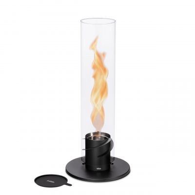 Spin 120 Windlicht/Tischfeuer schwarz höfats