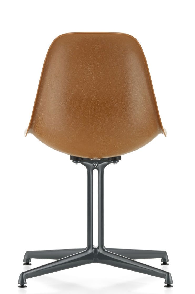 Eames Fiberglass Side Chair La Fonda Ocker Dunkel Vitra LIMITED EDITION