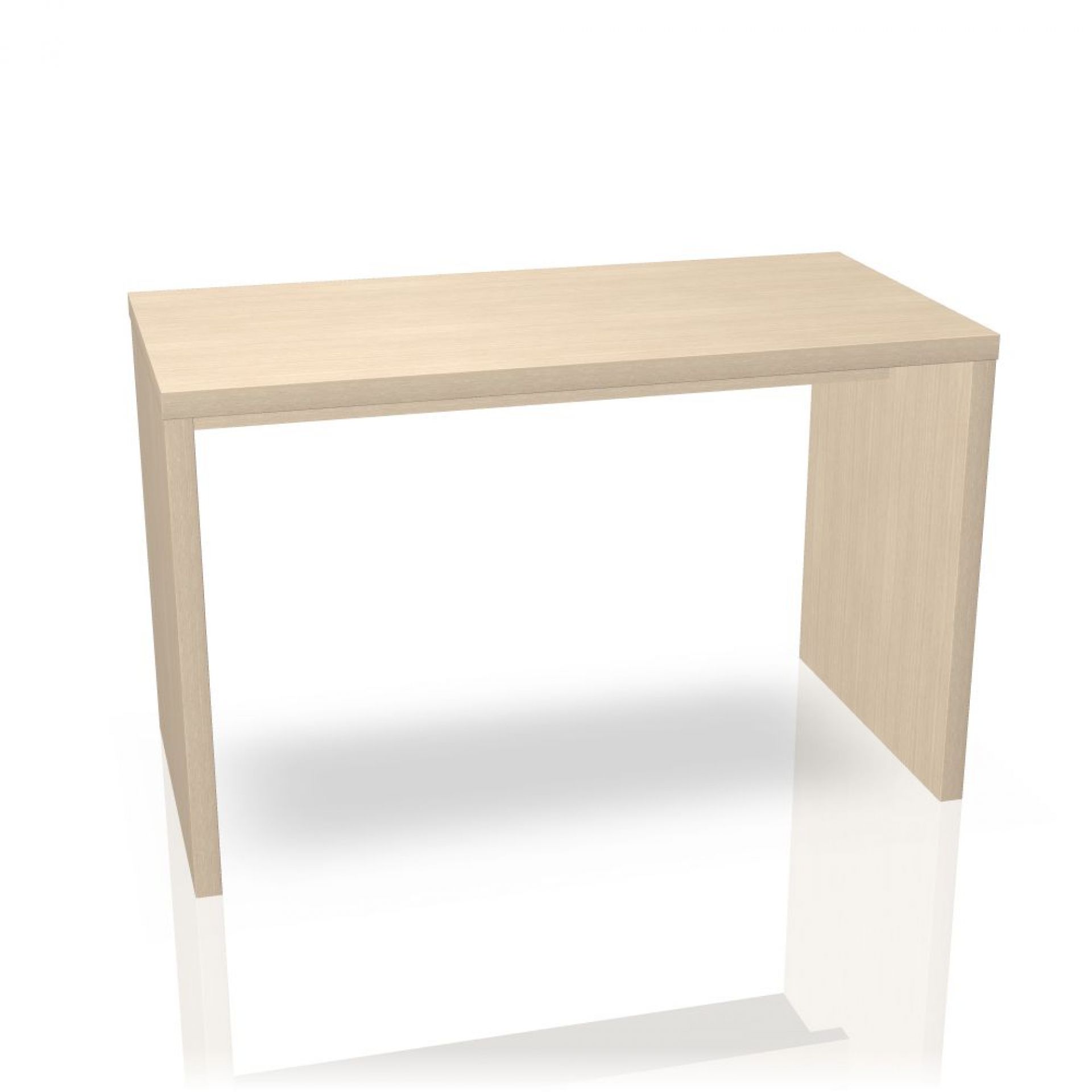 Syneo Bench von Assmann Büromöbel: Schlichter, heller Bürotisch mit minimalistischem Design für moderne Arbeitsplätze.