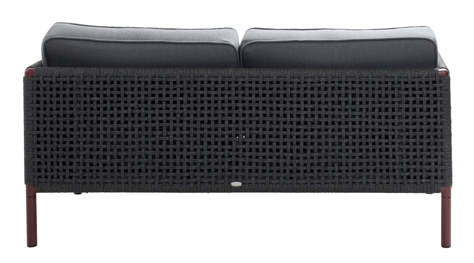 Encore 2-Sitzer Sofa Bordeaux inkl. AirTouch Kissen Cane Line