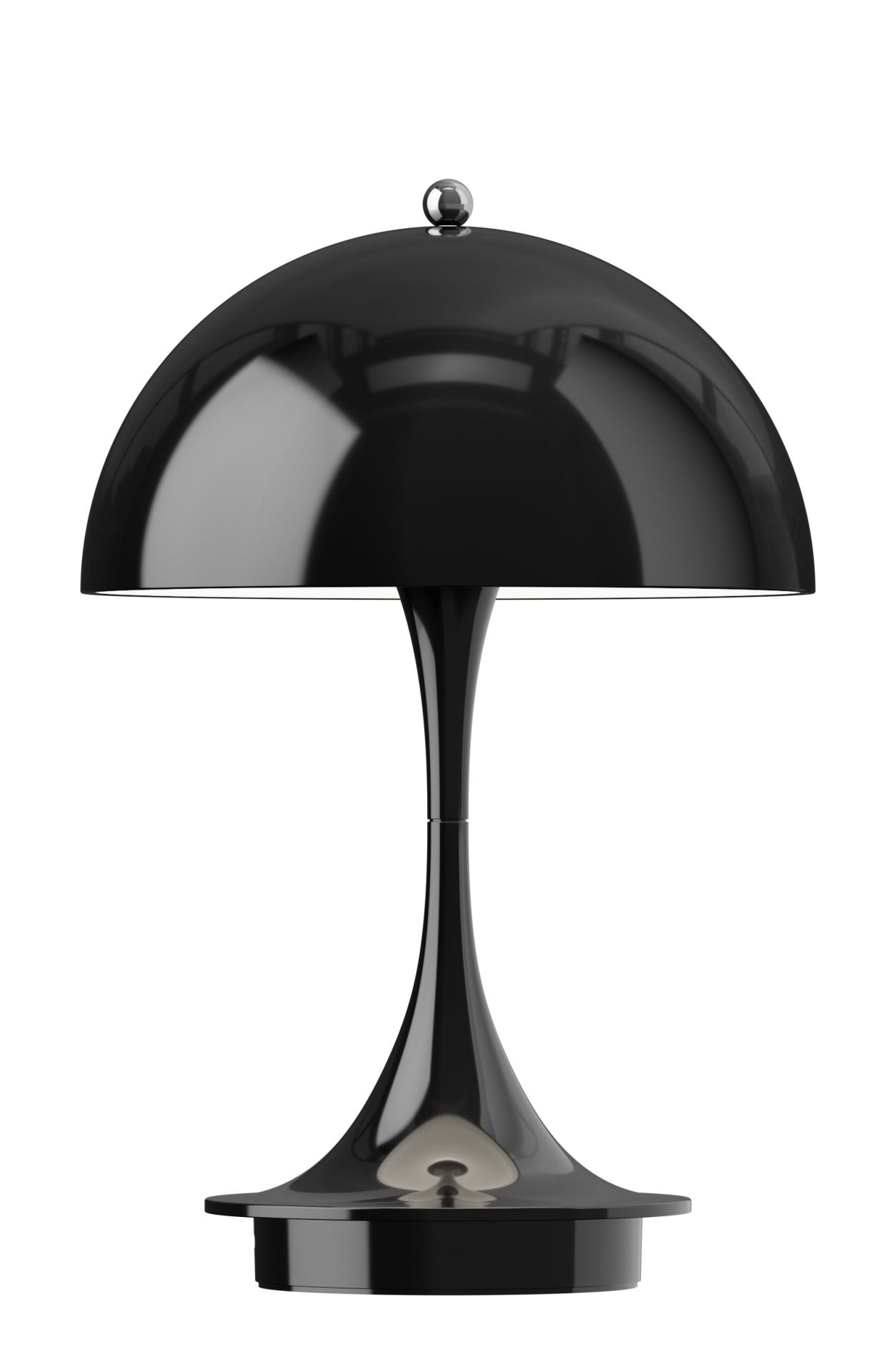 Panthella 160 Portable V3 Akku LED-Tischleuchte Indoor/Outdoor Louis Poulsen Undurchsichtig schwarz