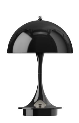 Panthella 160 Portable V3 Akku LED-Tischleuchte Indoor/Outdoor Louis Poulsen Undurchsichtig schwarz