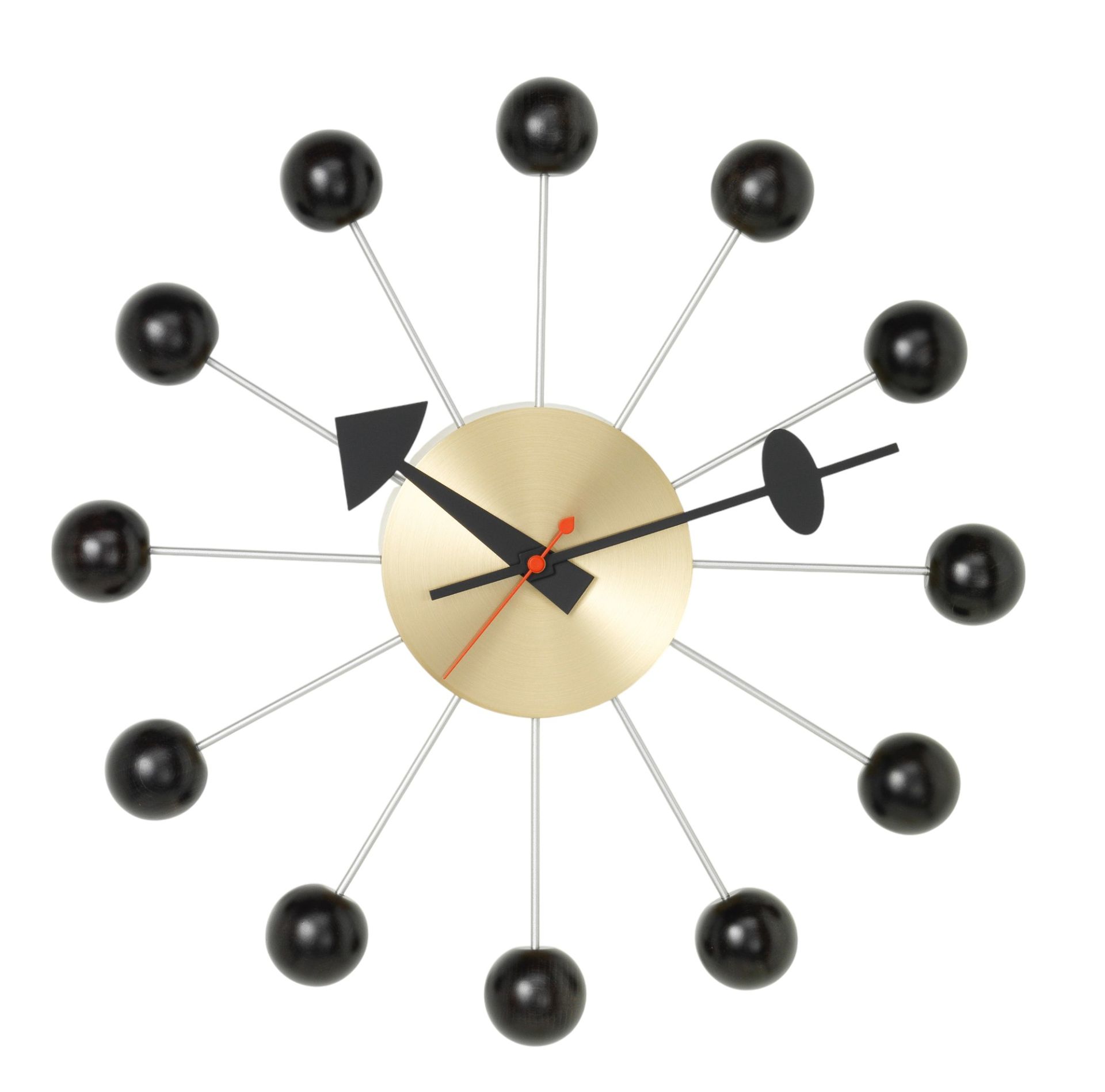 Ball Clock Wanduhr - schwarz Vitra