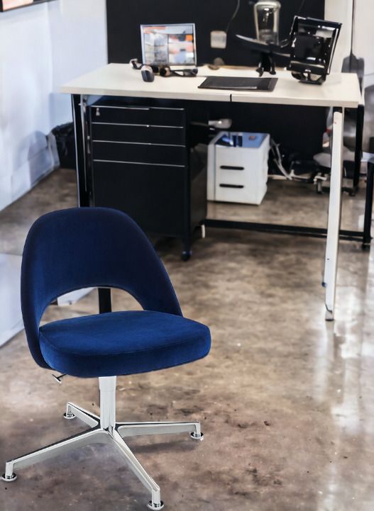 Saarinen Relax Konferenzstuhl 4-Stern Drehfuß ohne Armlehne Knoll Interntional
