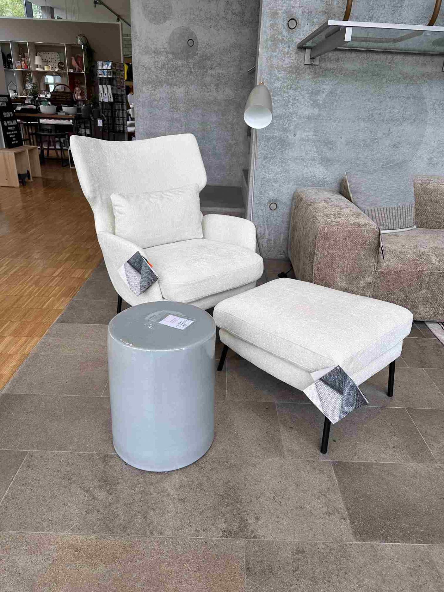 Seatrelax Sessel & Ottoman Hausmodell ed design