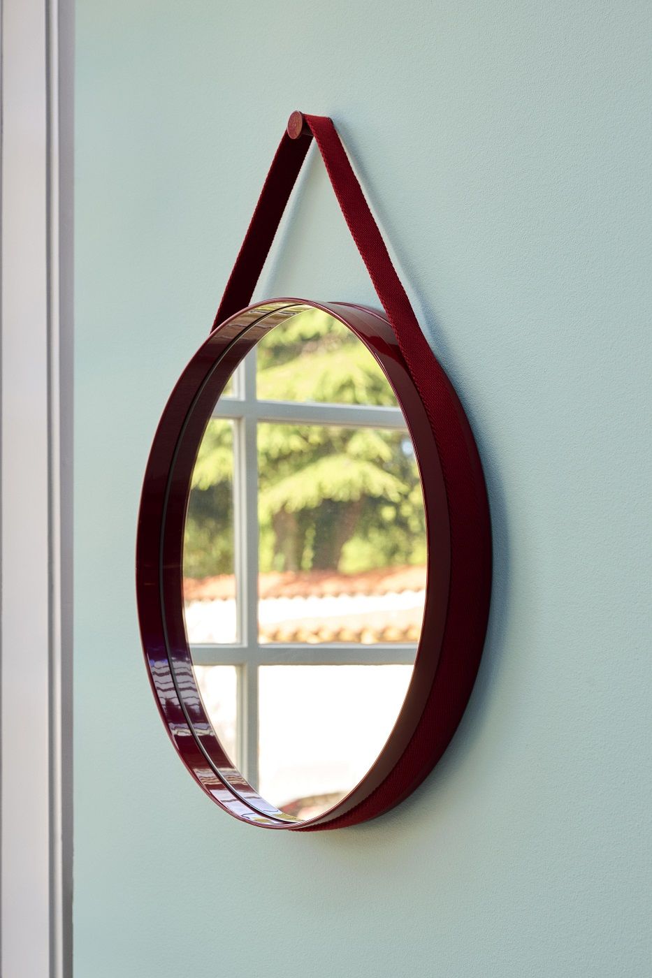 Strap Mirror No 2 Wandspiegel Ø70 cm Hay 