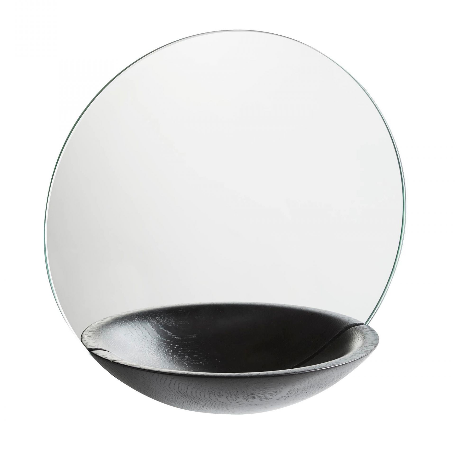 Pocket Mirror Wandspiegel Large Woud-schwarz EINZELSTÜCK
