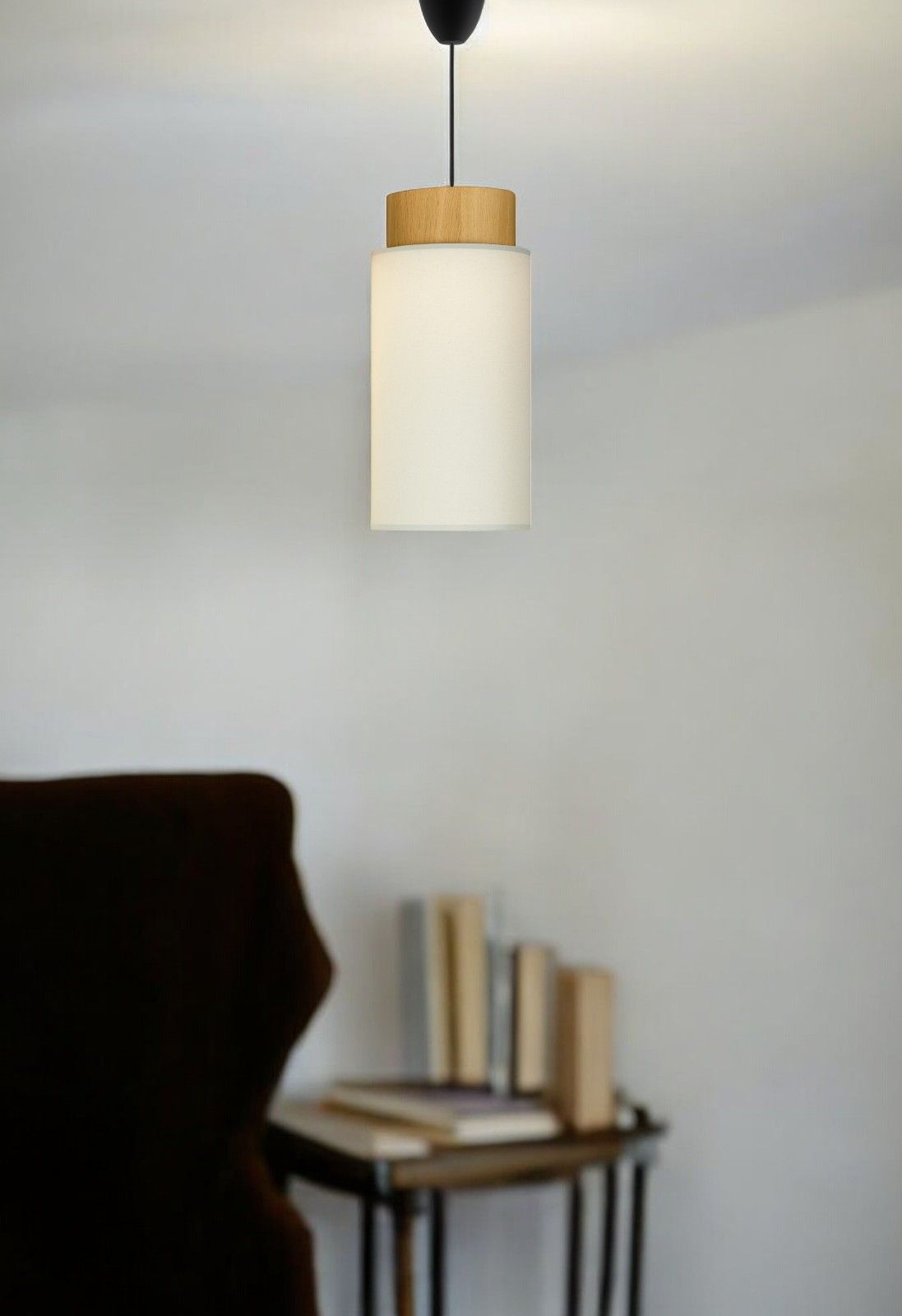 Hiro Pendant lamp Pendelleuchte Maigrau