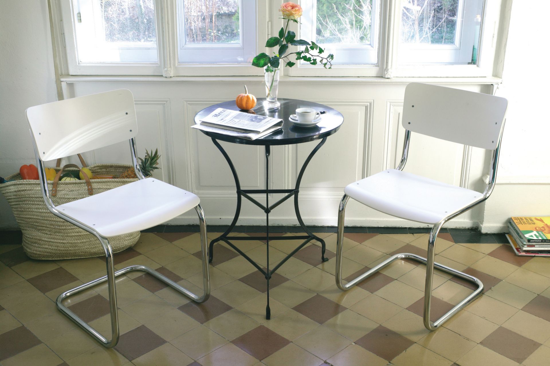 S 43 ST Stahlrohr Klassiker Freischwinger Thonet