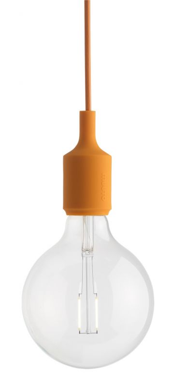 E27 Socket lamp Pendelleuchte Muuto Light Orange