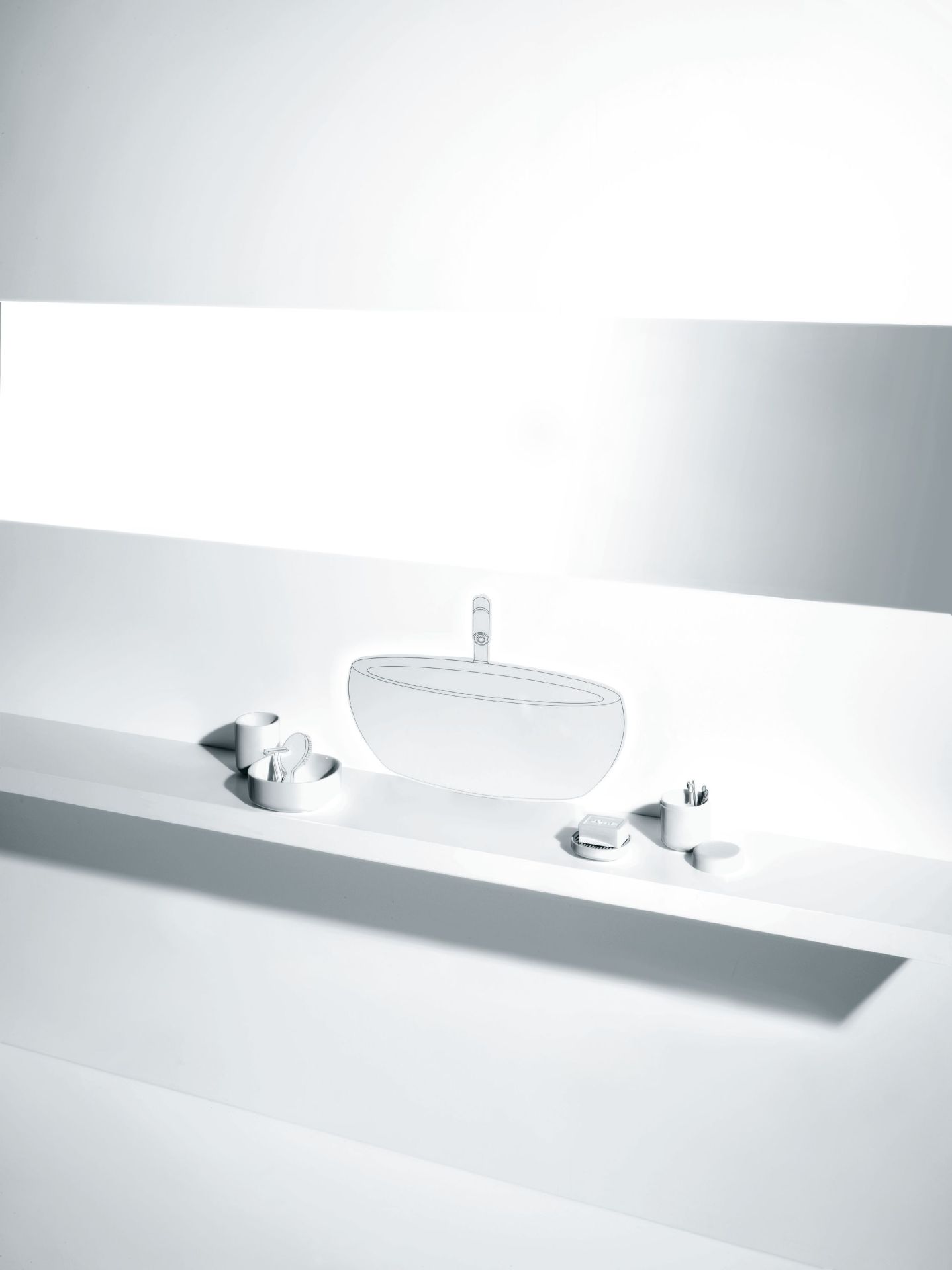 Birillo Seifenschale PL04 W Alessi