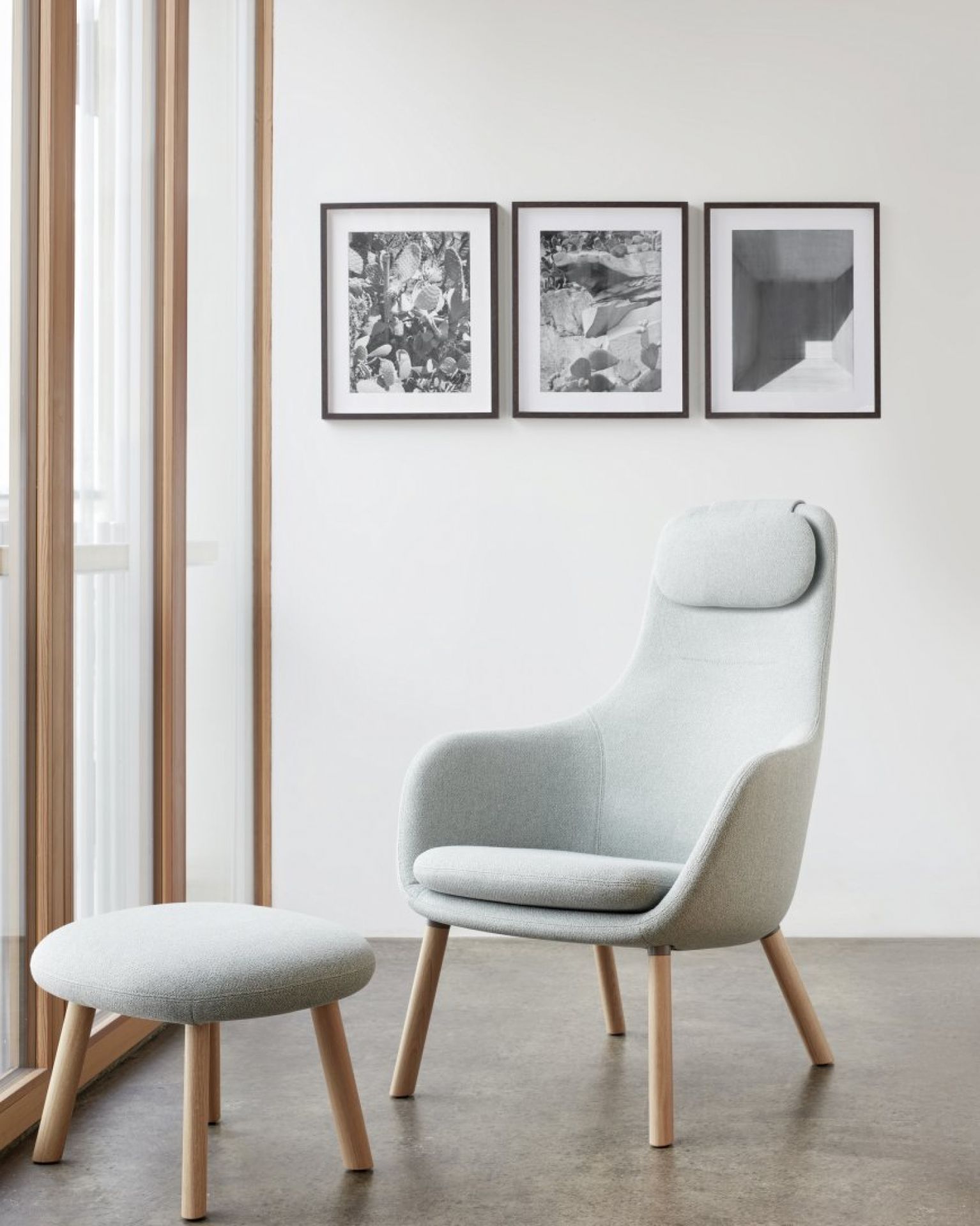 Hal Lounge Chair Sessel + Ottoman Sitzkissen lose Vitra