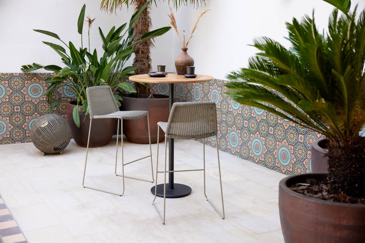 Breeze Outdoor Barhocker Cane-Line Taupe